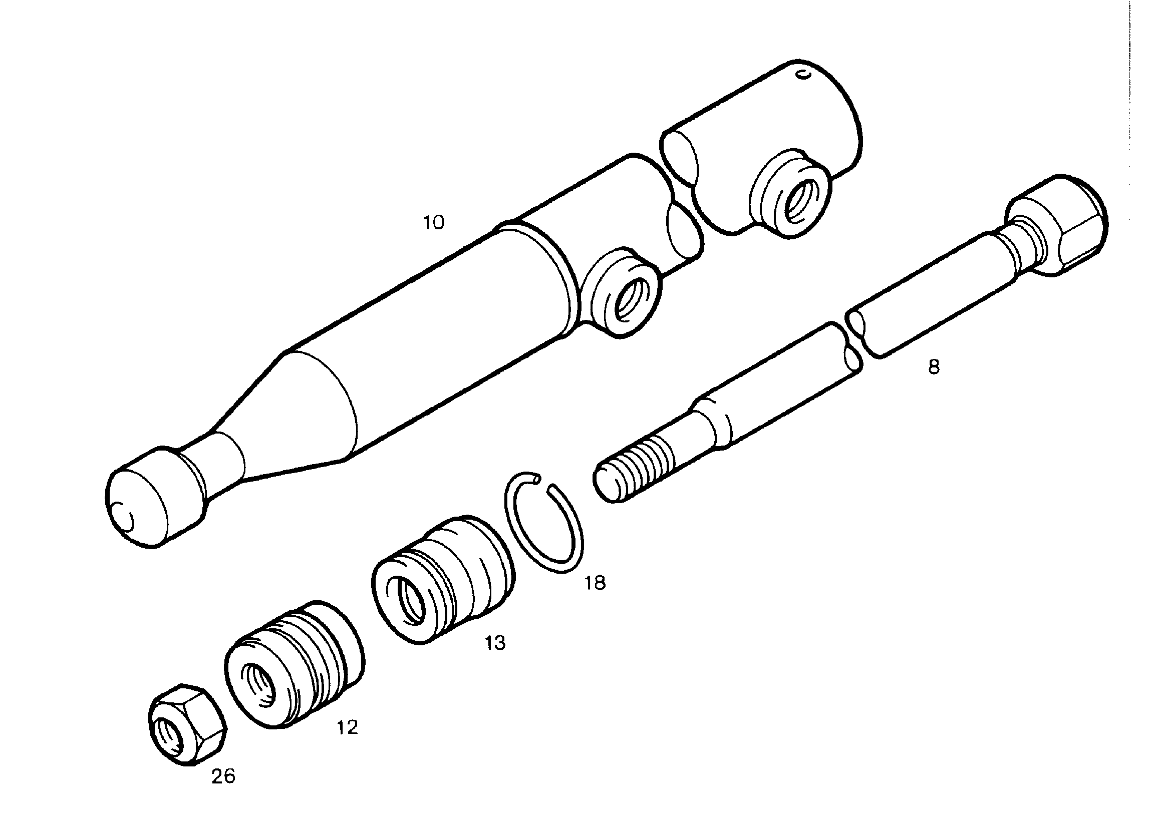 ШЕСТИГРАННАЯ ГАЙКА M16 4901430 LIEBHERR