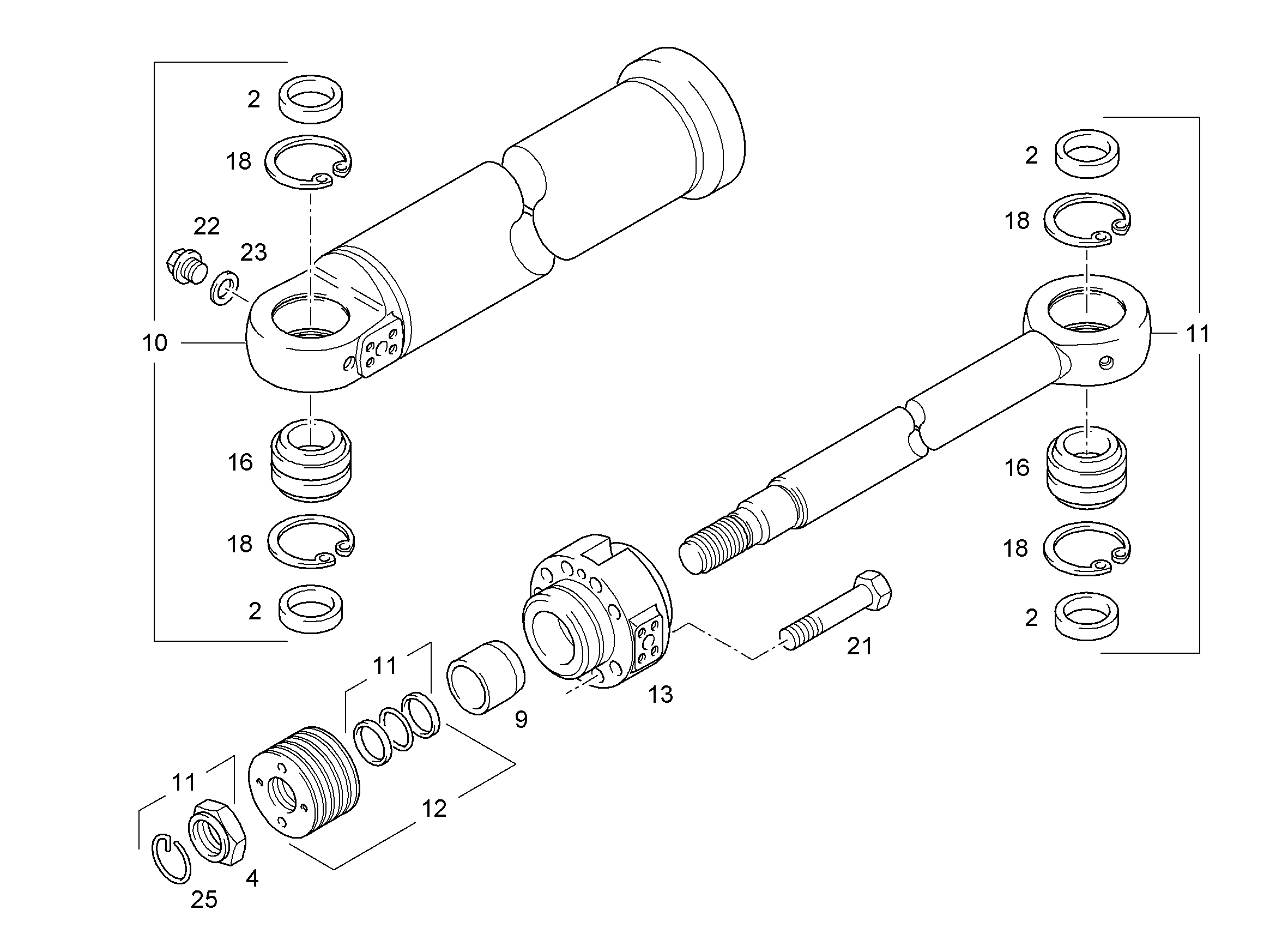 СТОПОРНОЕ КОЛЬЦО DIN 472 180 4281029 LIEBHERR