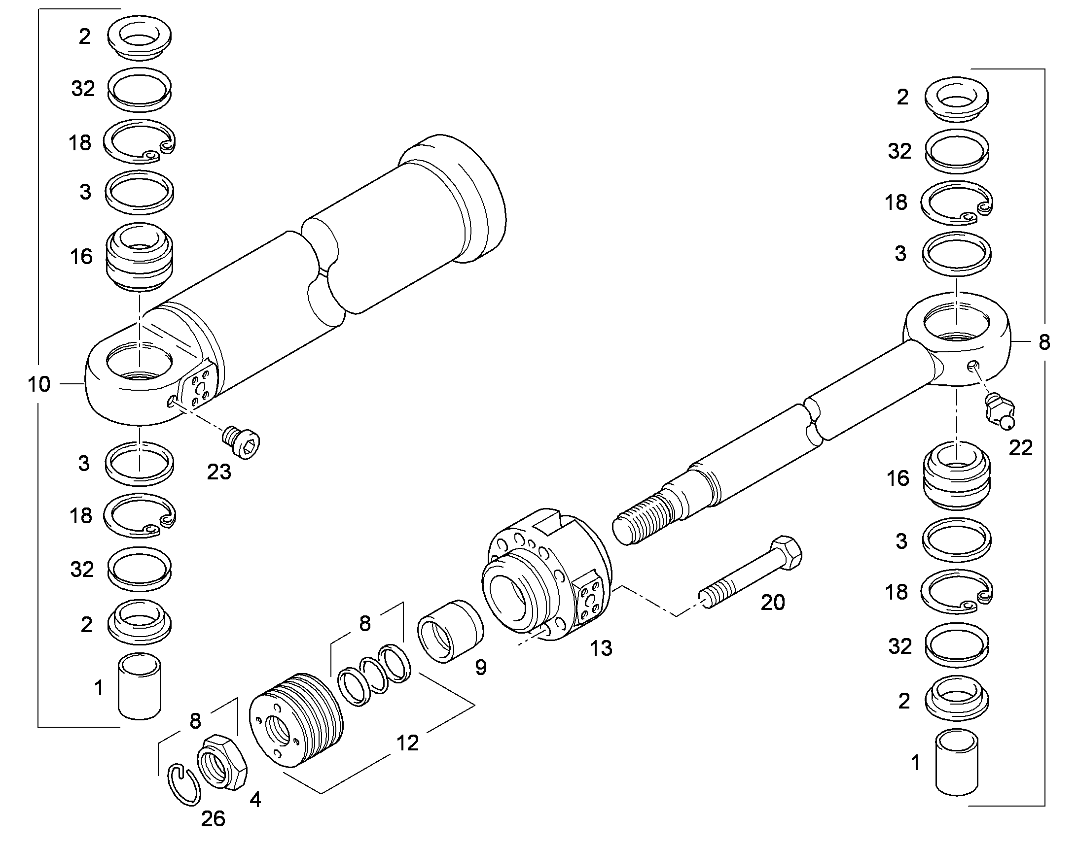СТОПОРНОЕ КОЛЬЦО 165 9230527 LIEBHERR