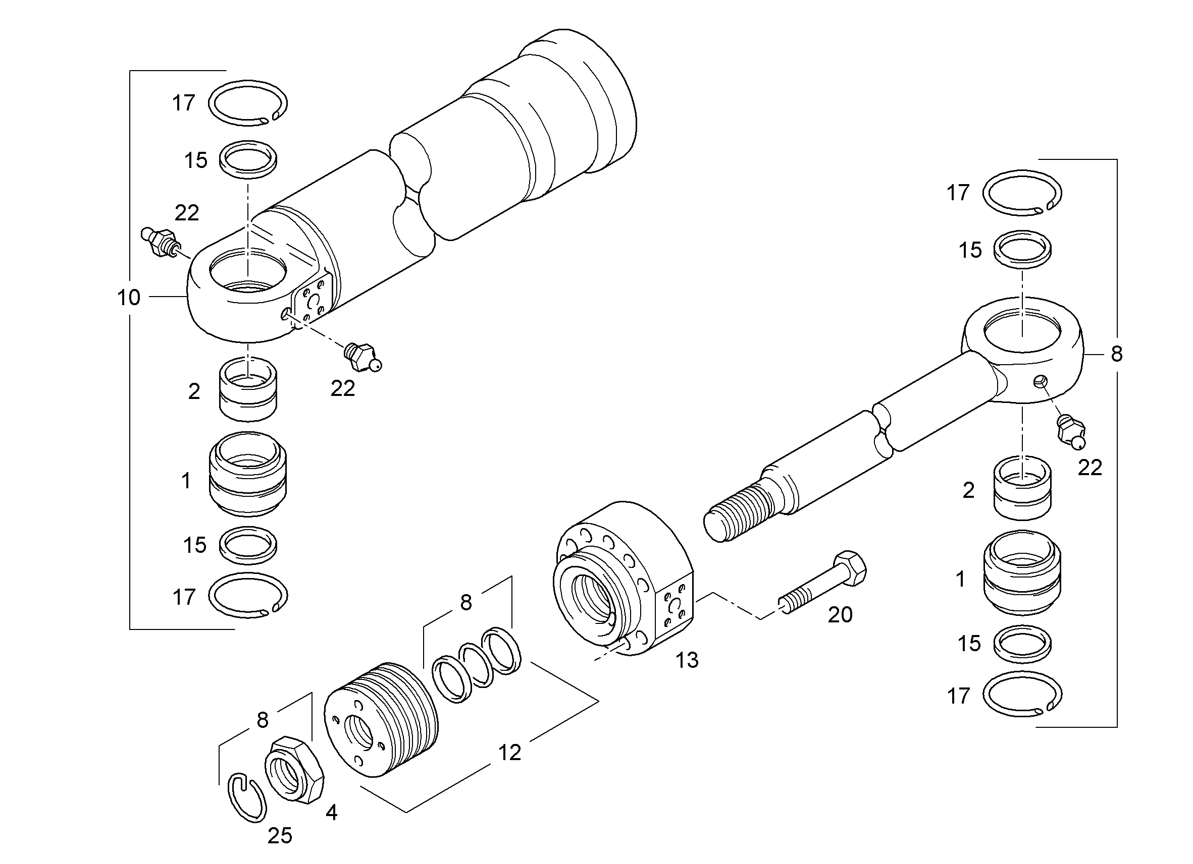 БОЛТ С ШЕСТИГРАННОЙ ГОЛОВКОЙ ISO 4014 M24X110 10.9 FLZN 4062145 LIEBHERR