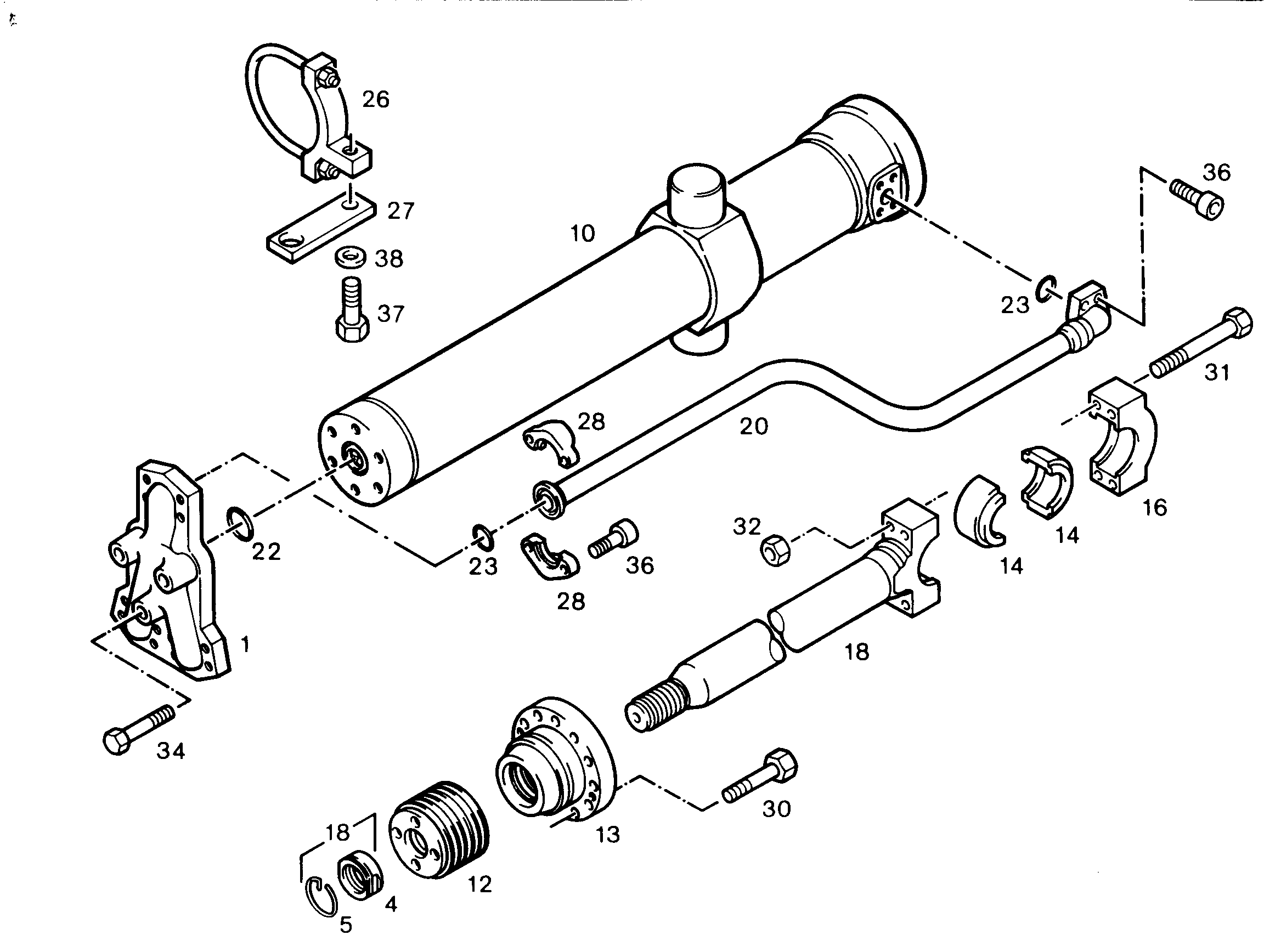 ШЕСТИГРАННАЯ ГАЙКА M12 4900546 LIEBHERR