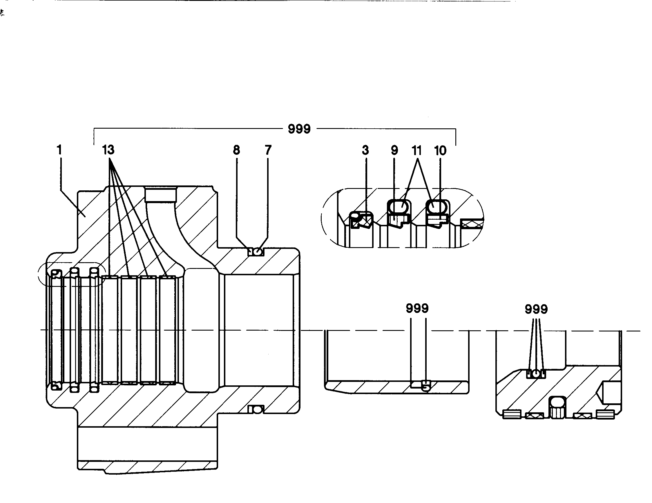 НАПРАВЛЯЮЩЕЕ КОЛЬЦО 140X145X15,00 7005251 LIEBHERR