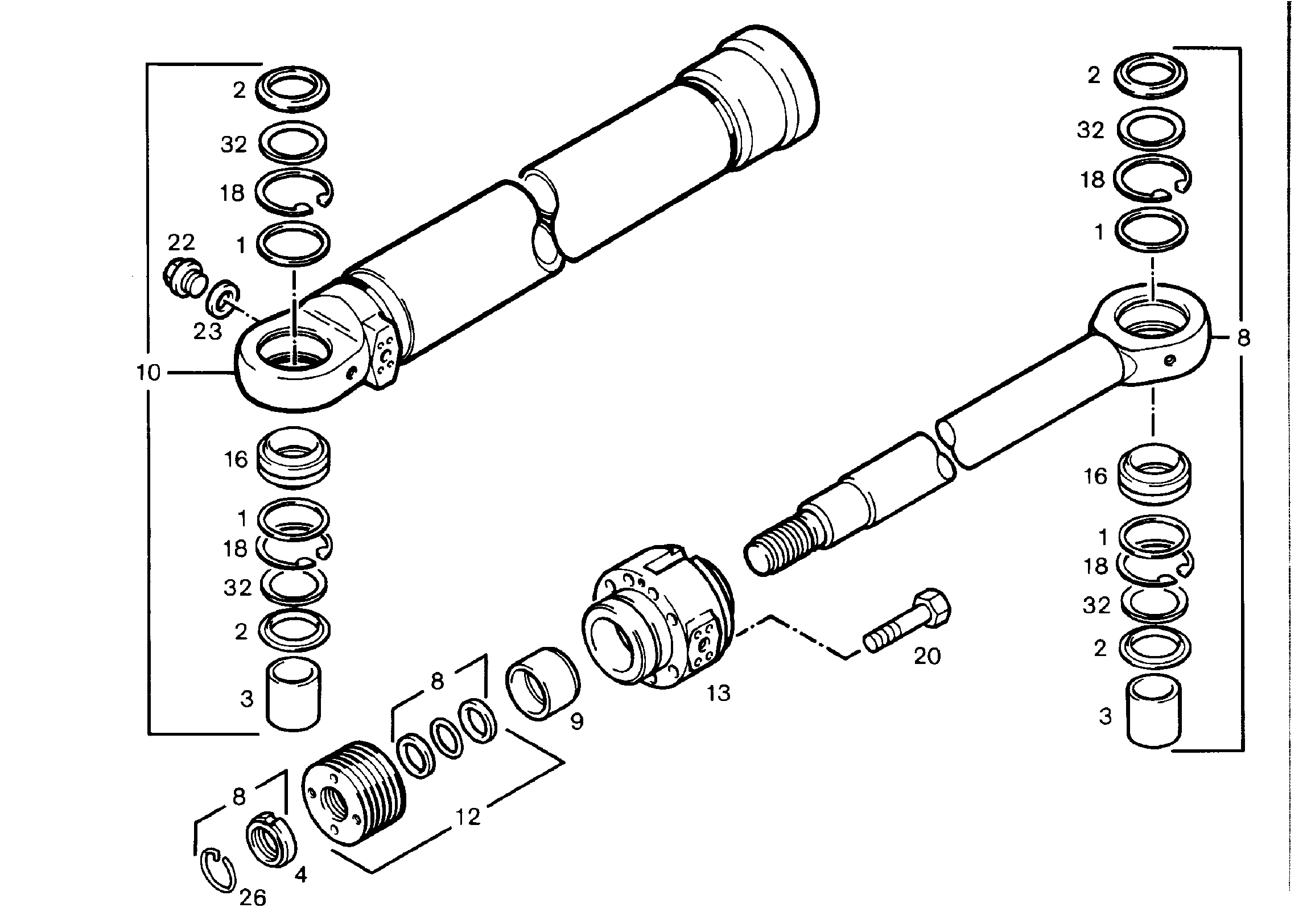 ЦИЛИНДР 9157776 LIEBHERR