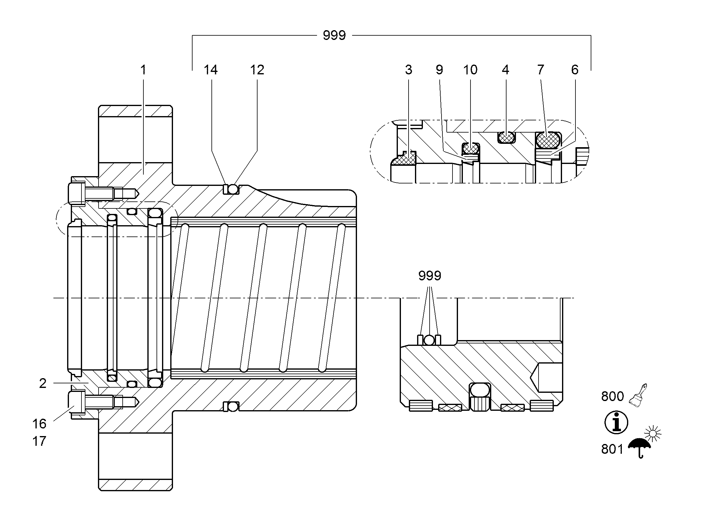 УПЛОТНИТЕЛЬНОЕ КОЛЬЦО 105X3 7360049 LIEBHERR