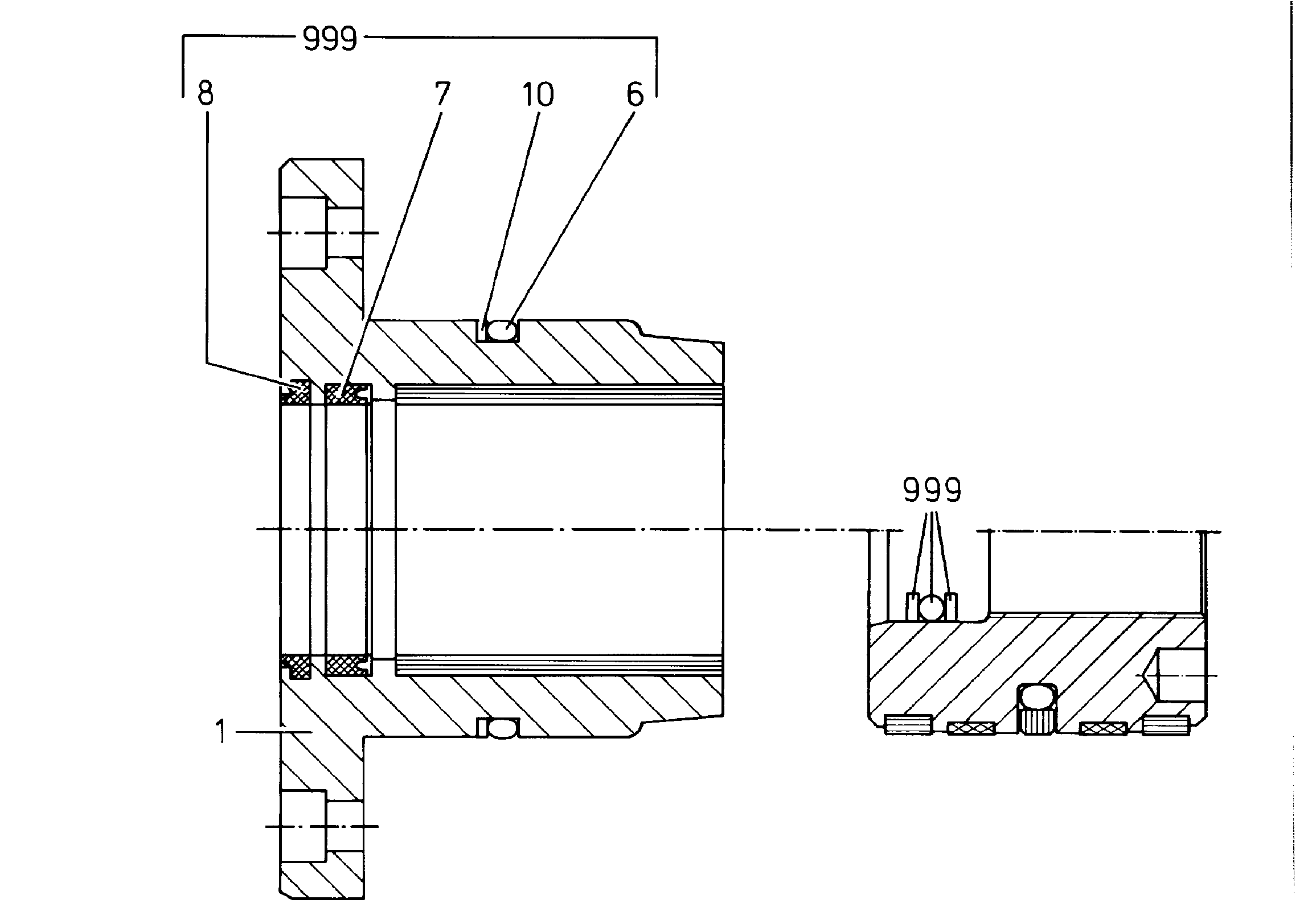 МАСЛОСЪЕМНОЕ КОЛЬЦО 70X82X8 7260004 LIEBHERR