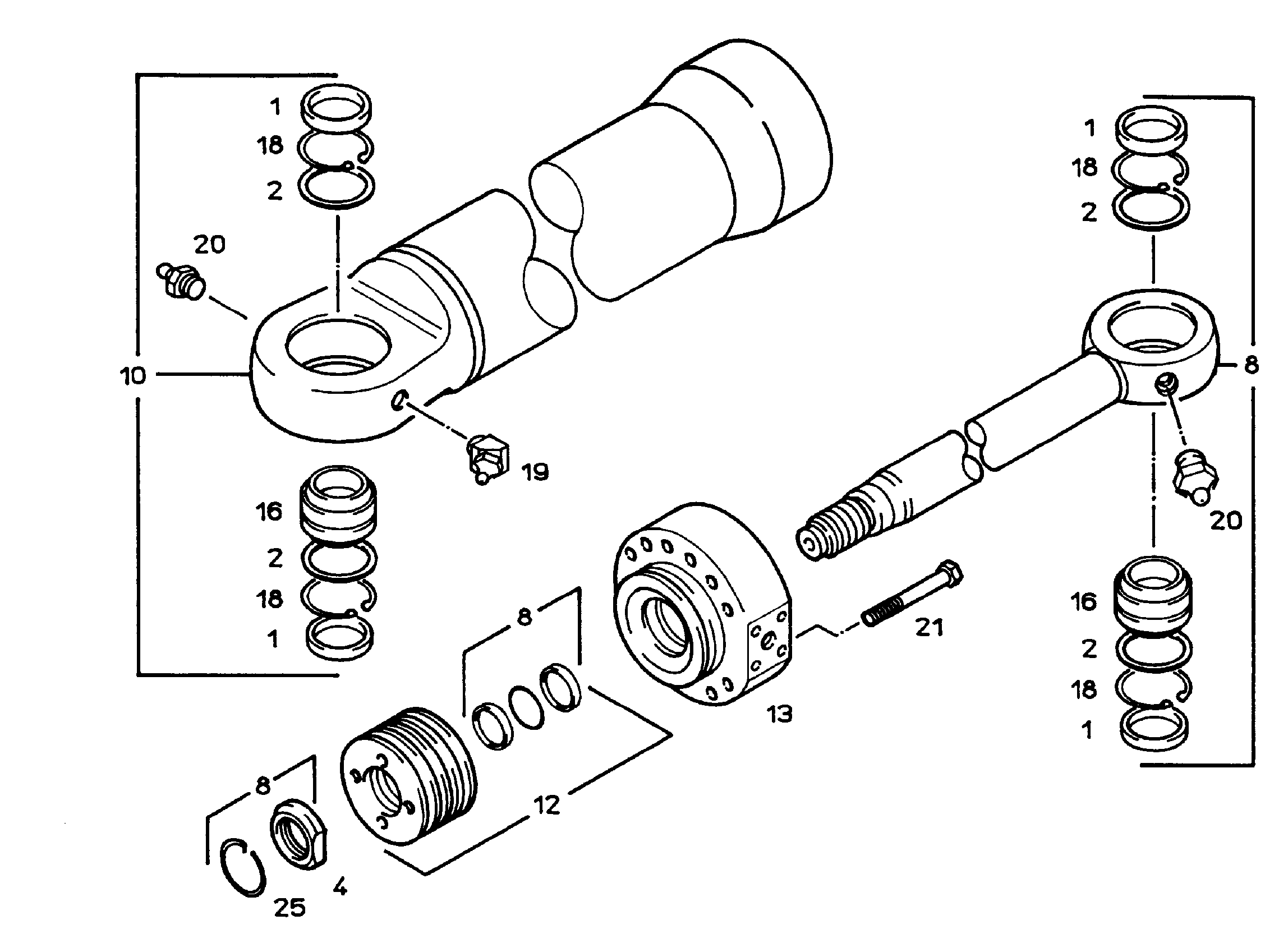 СТОПОРНОЕ КОЛЬЦО DIN 472 90 4281016 LIEBHERR