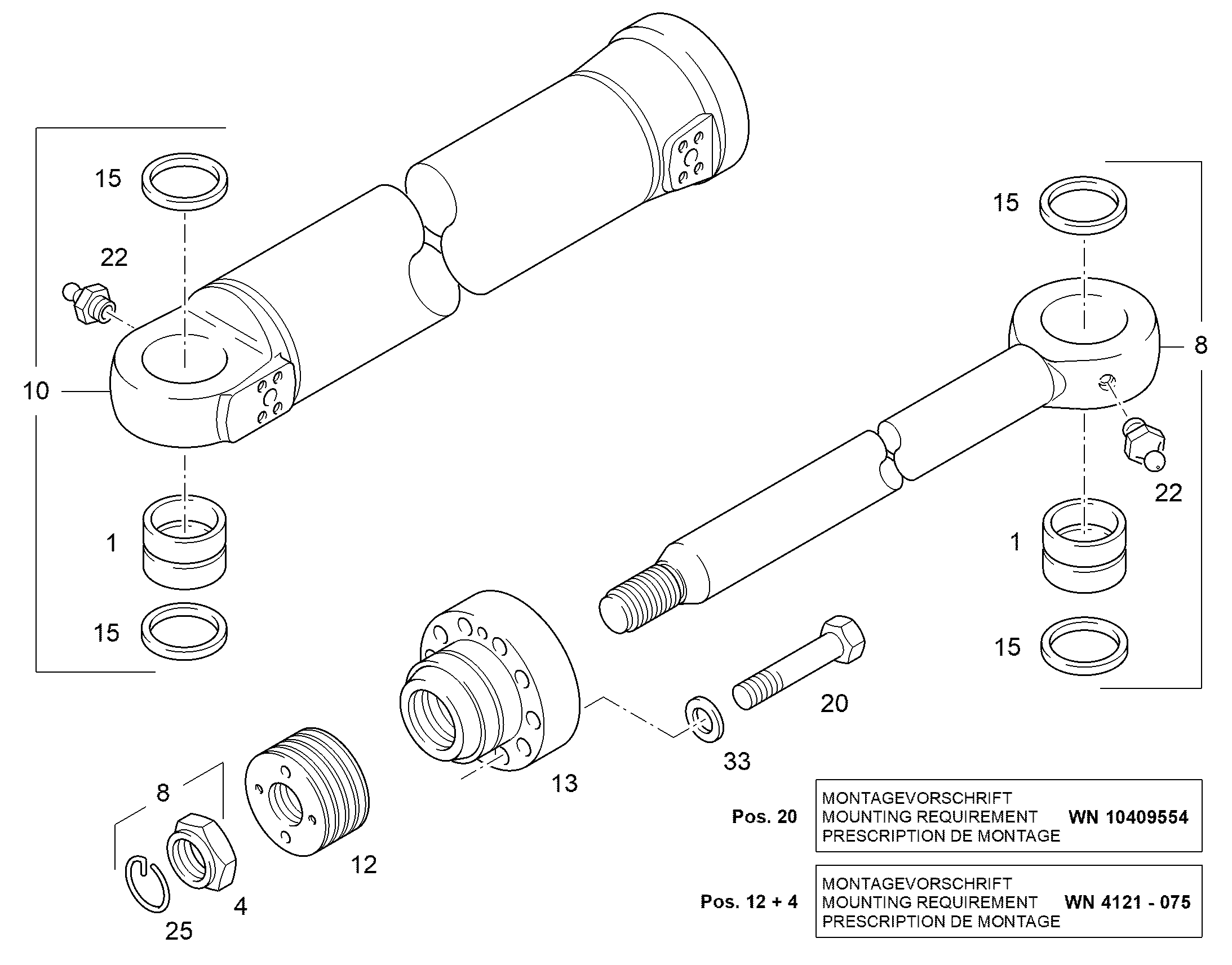 ПОДШИПНИК ШАТУНА 9637252 LIEBHERR