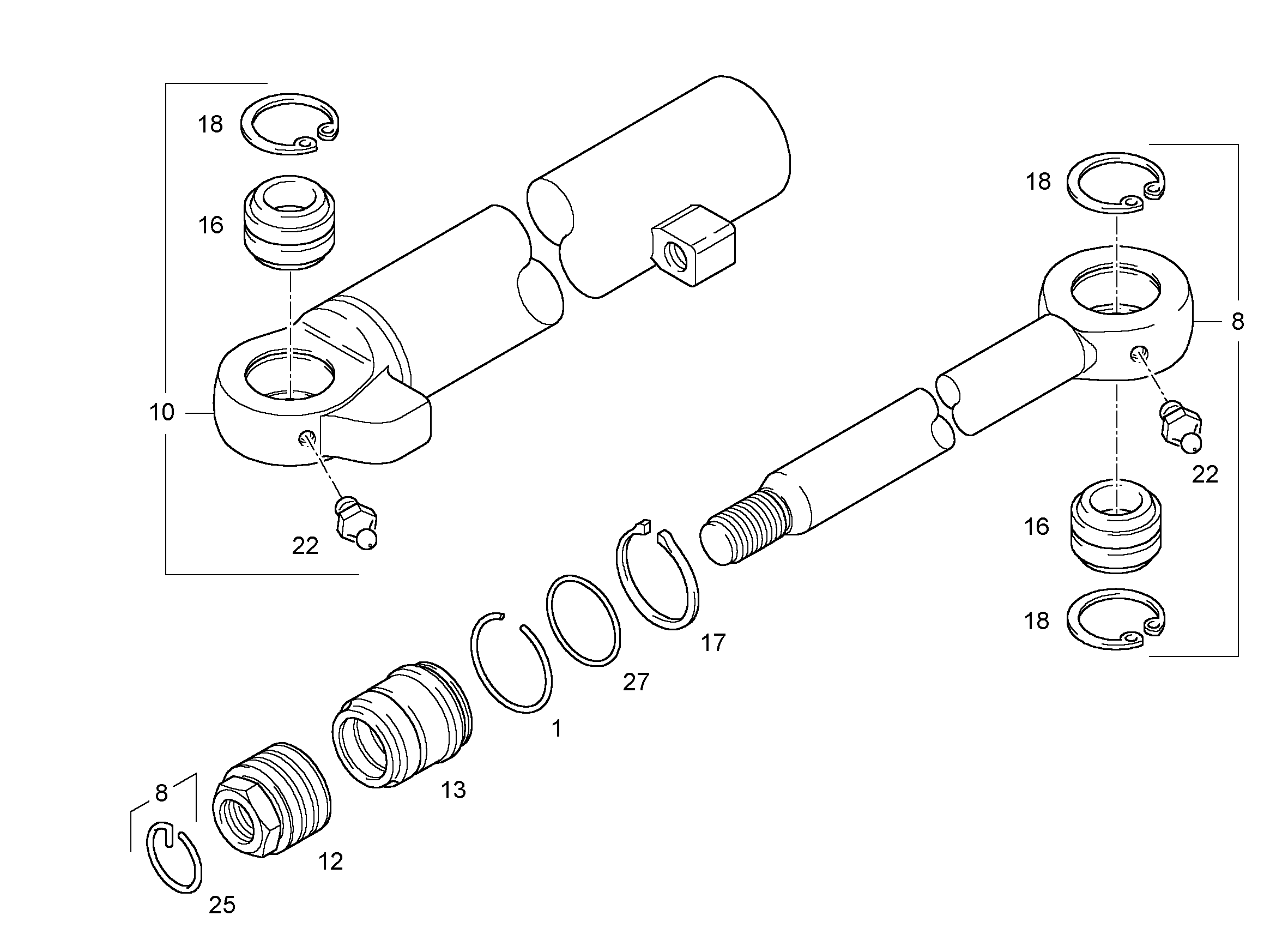 СТОПОРНОЕ КОЛЬЦО DIN 471 82 4280049 LIEBHERR