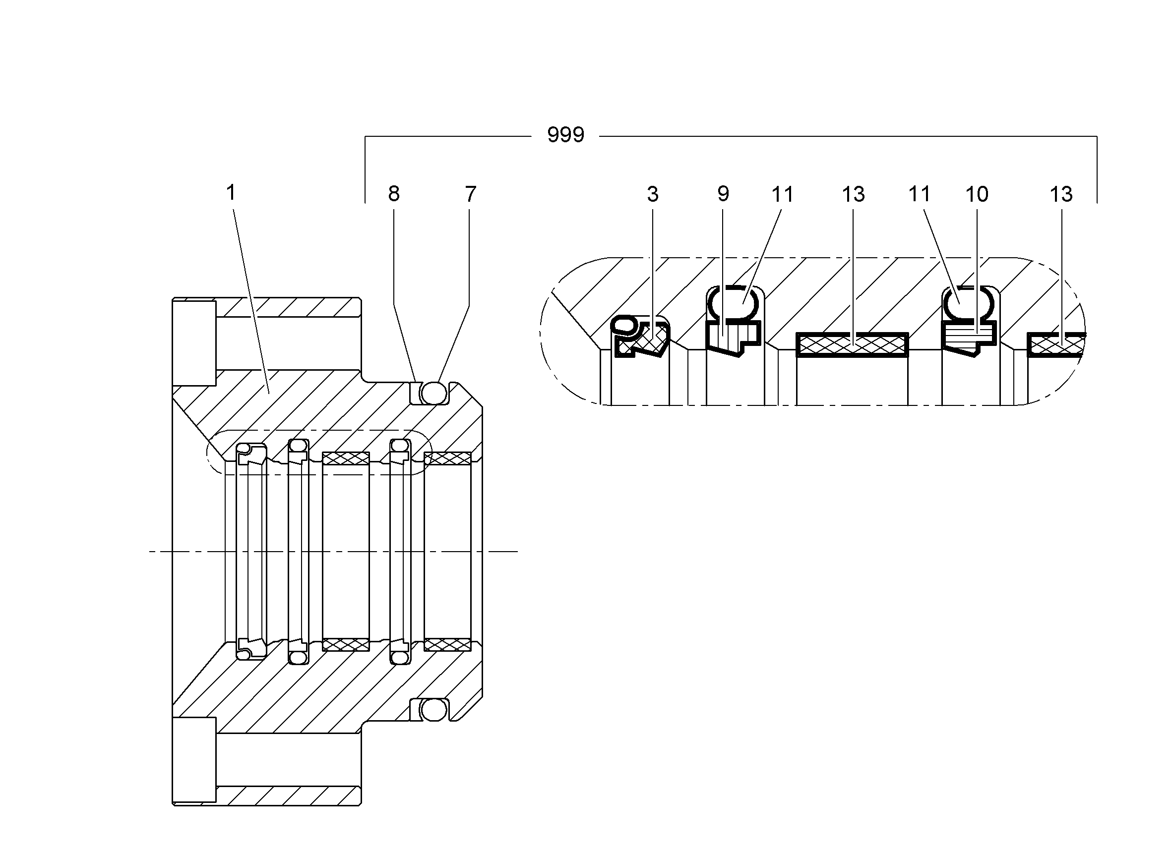 ГОЛОВКА ОПОРНАЯ 9245034 LIEBHERR