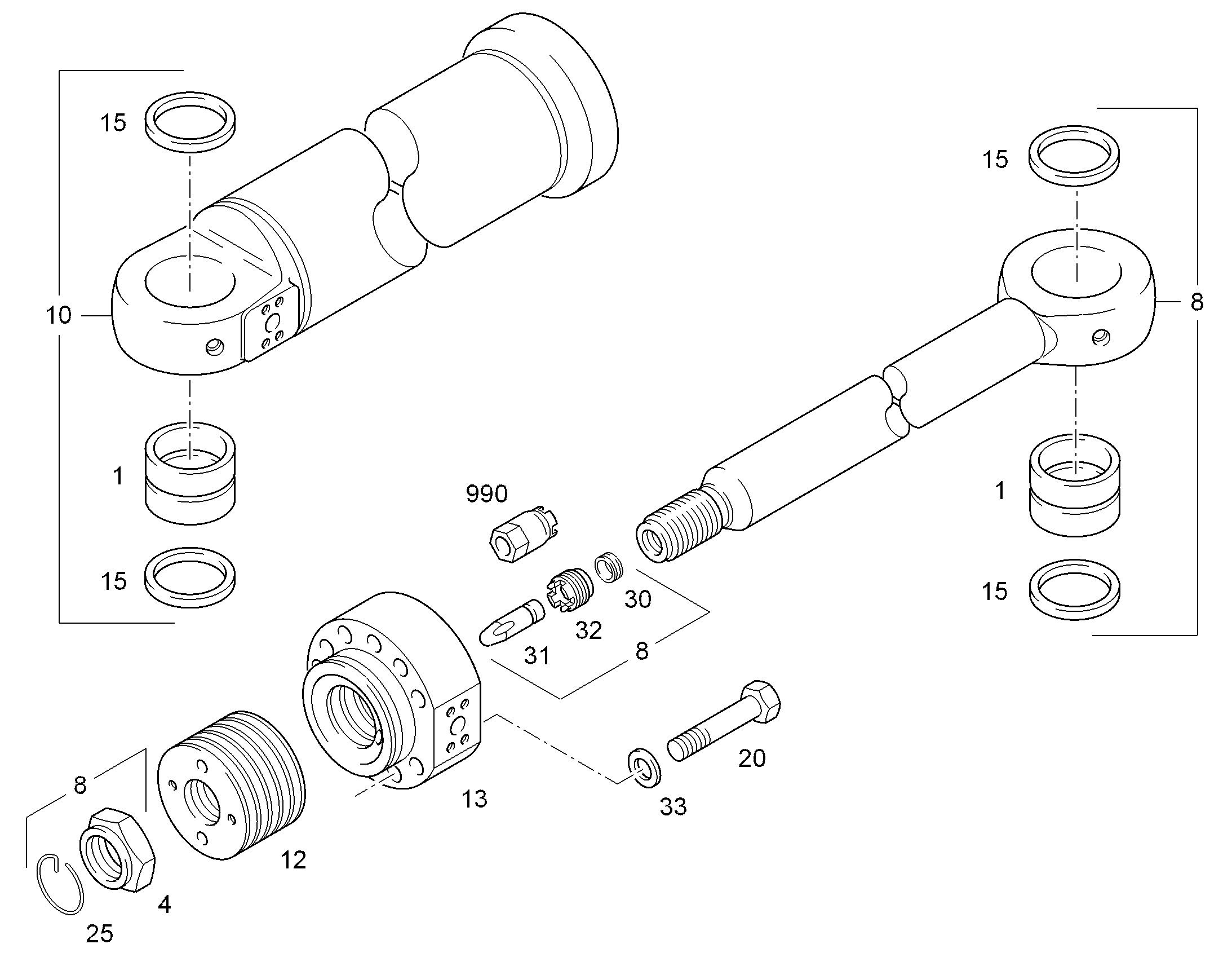ПОДШИПНИК ШАТУНА 9957892 LIEBHERR