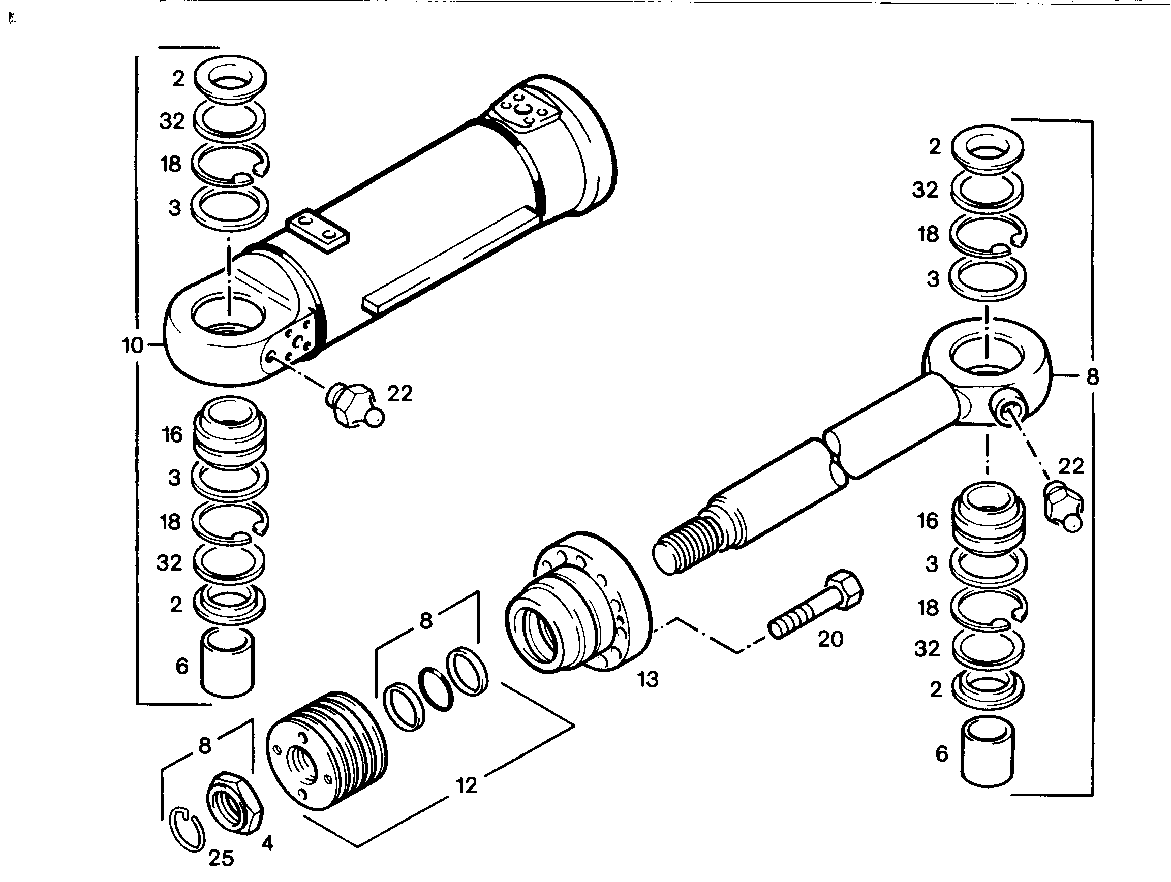 БОЛТ С ШЕСТИГРАННОЙ ГОЛОВКОЙ ISO 4014 M12X55 10.9 4002515 LIEBHERR