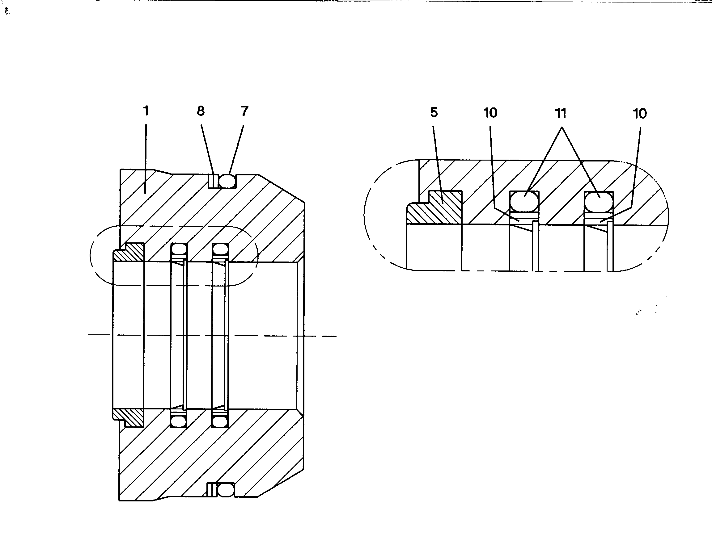 МАСЛОСЪЕМНОЕ КОЛЬЦО 32X40X7 7003384 LIEBHERR
