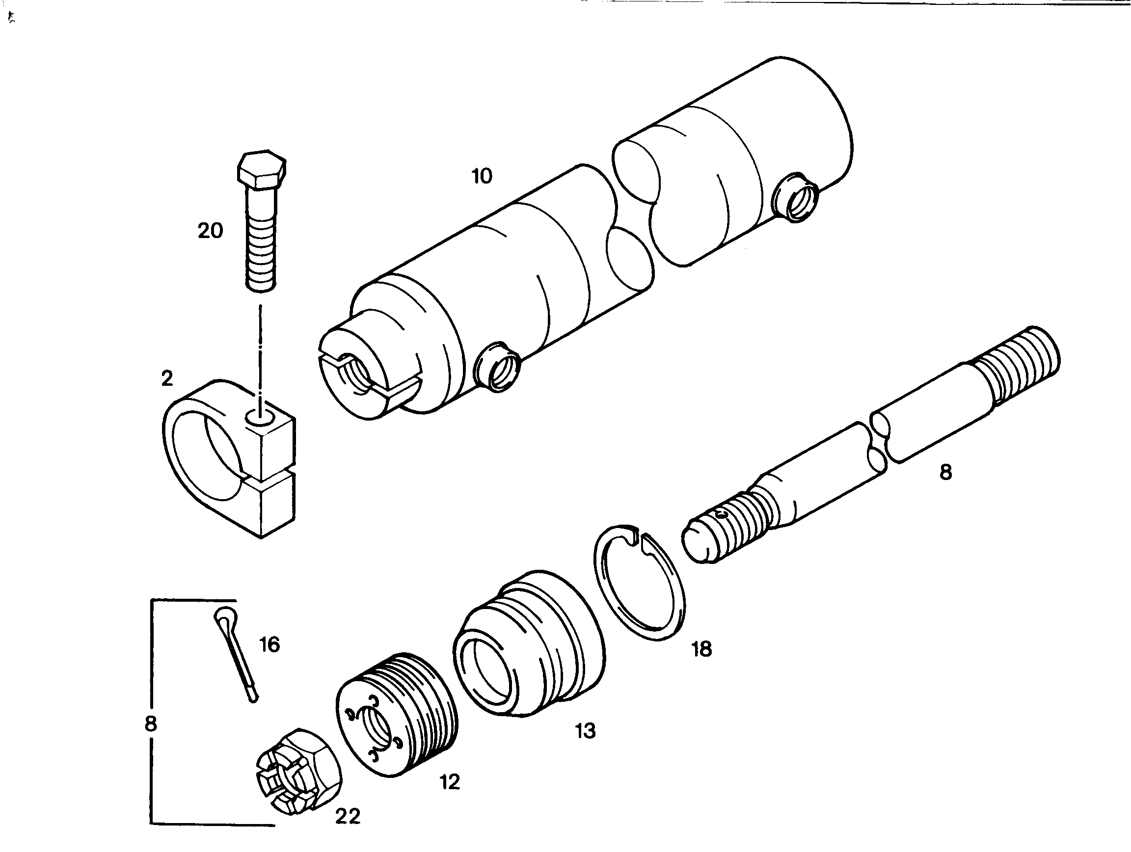 КОРОНЧАТАЯ ГАЙКА M24X1,5 4118012 LIEBHERR