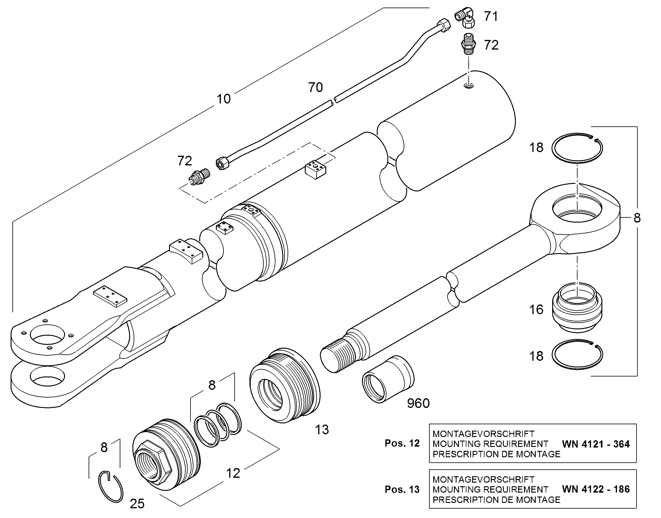 СОЕДИНЕНИЕ РЕЗЬБОВОЕ GE 20S M27X2 ED 4900669 LIEBHERR