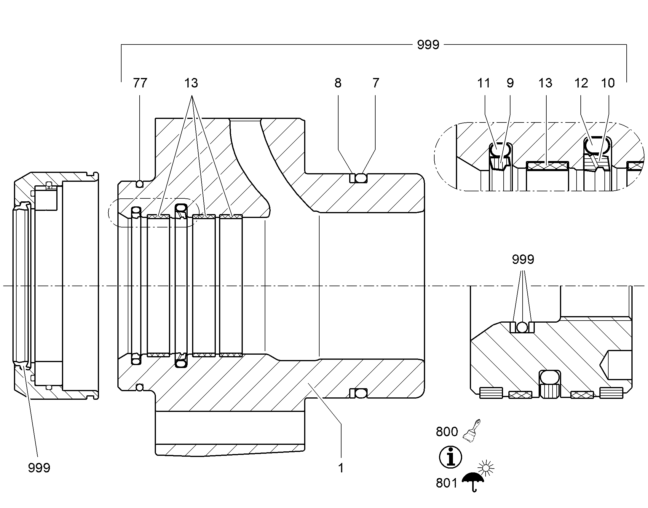 УПЛОТНИТЕЛЬНОЕ КОЛЬЦО DIN 3771 129,54X7 7027827 LIEBHERR