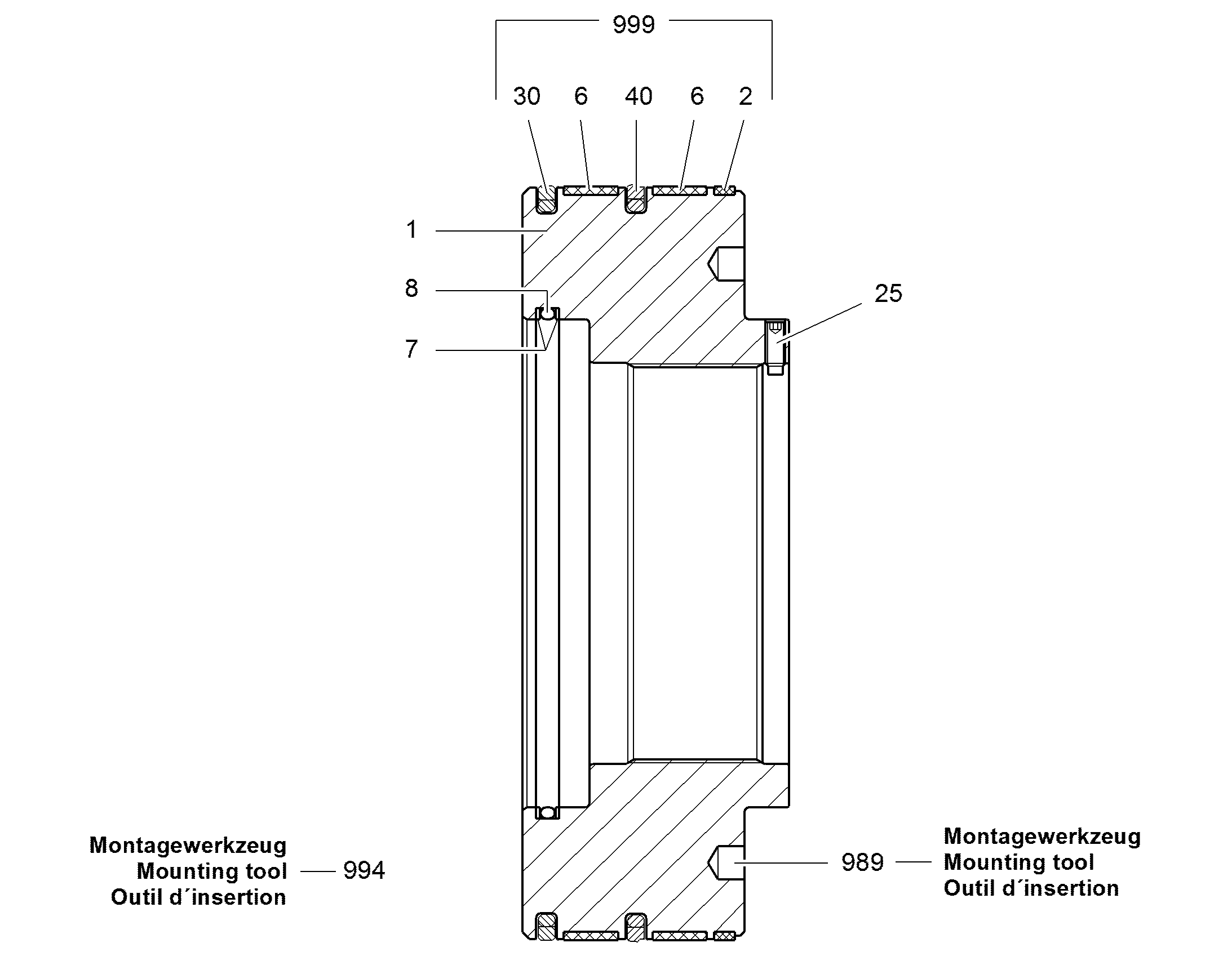 НАПРАВЛЯЮЩЕЕ КОЛЬЦО 340,0X332,0X9,7 10663496 LIEBHERR