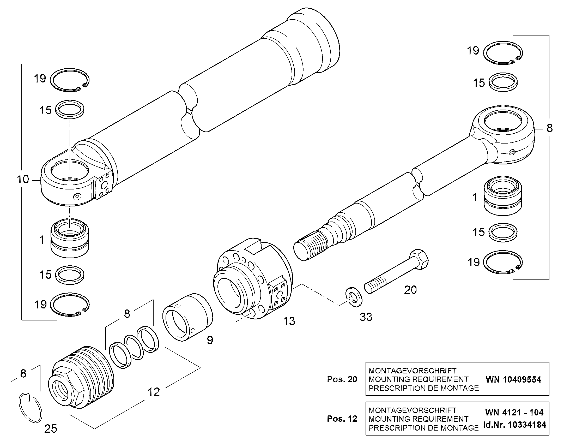 ПОДШИПНИК ШАТУНА 94018085 LIEBHERR