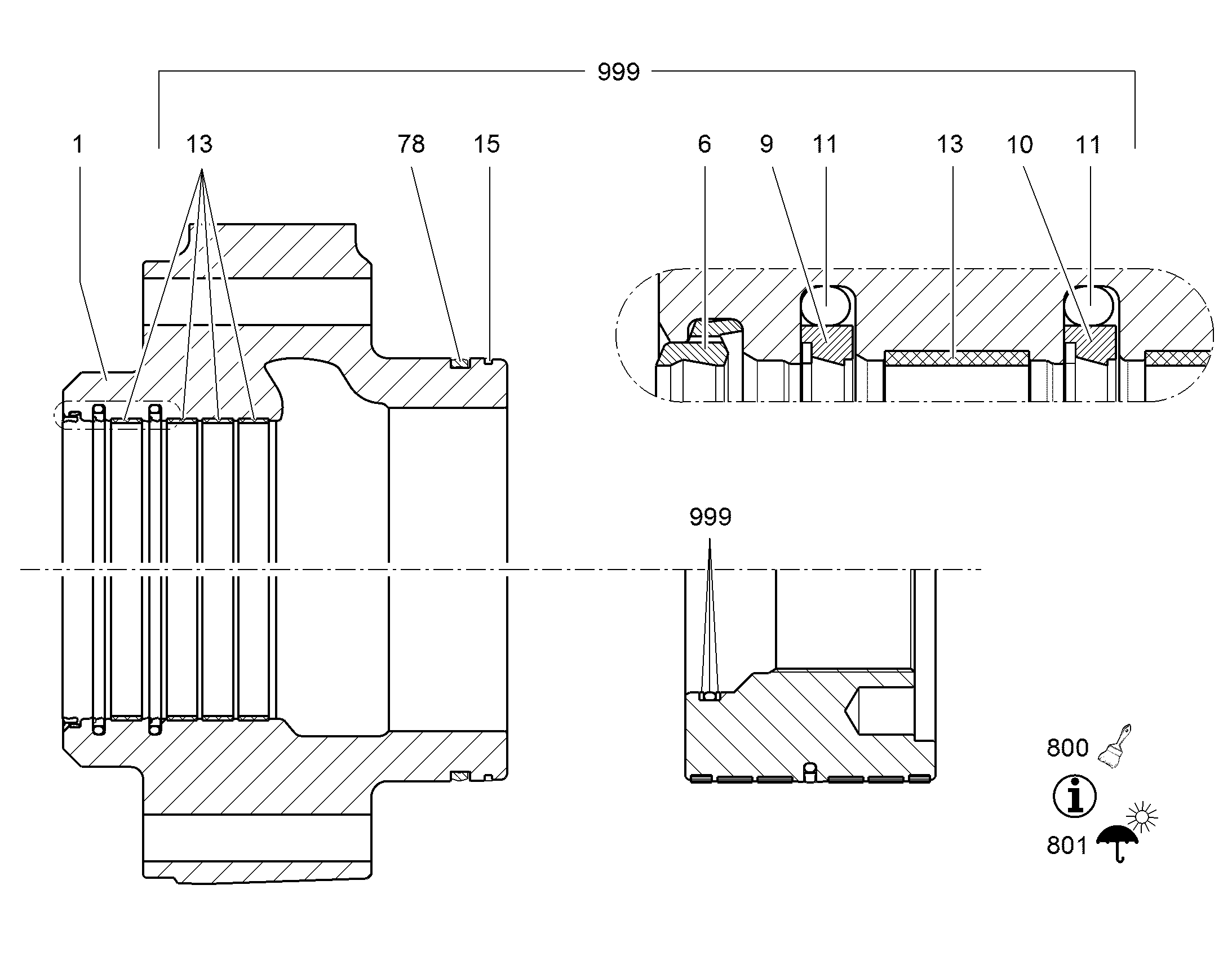 МАСЛОСЪЕМНОЕ КОЛЬЦО 200X216X9,5 10410976 LIEBHERR