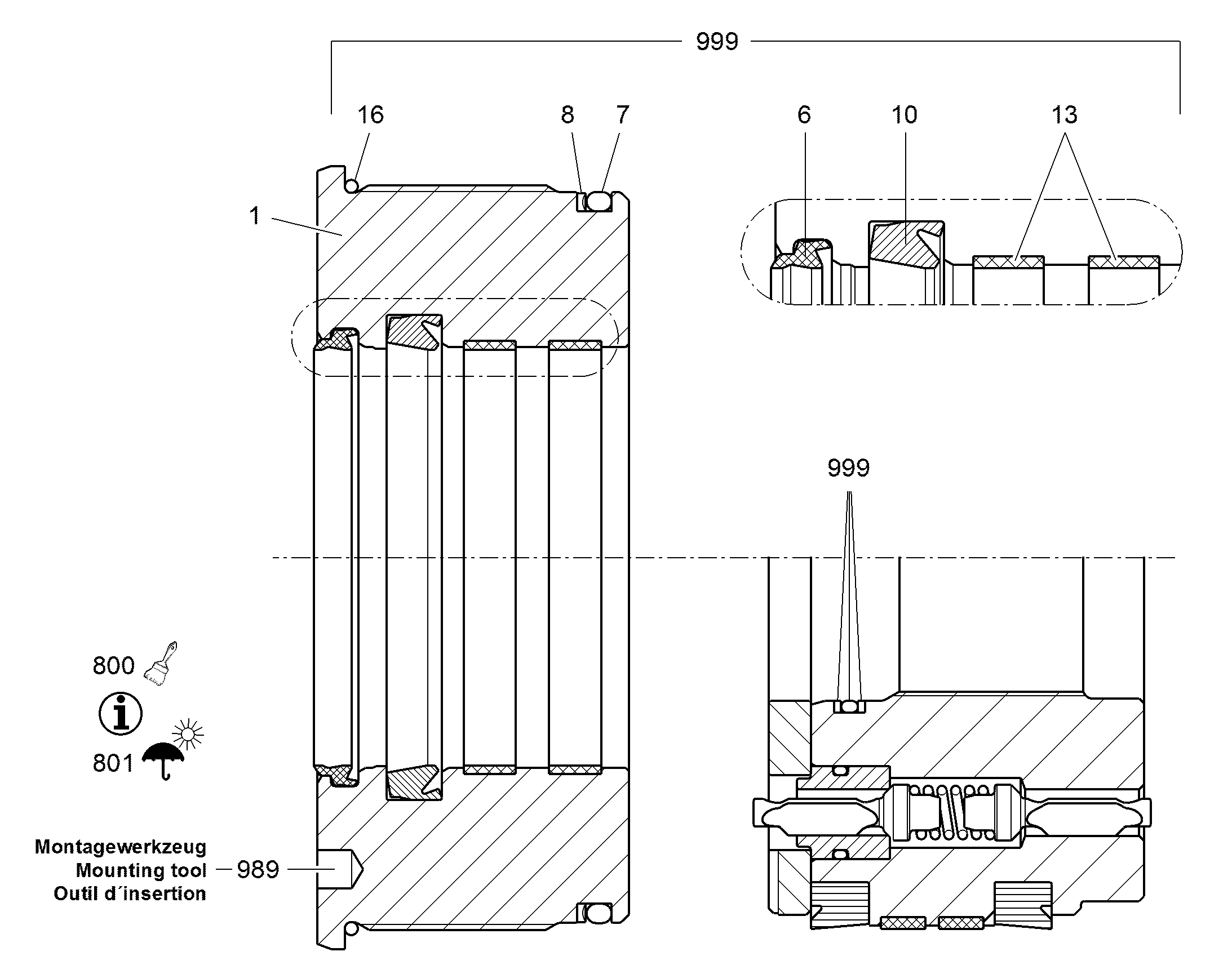 МАСЛОСЪЕМНОЕ КОЛЬЦО 80X92,2X8,1 7026108 LIEBHERR