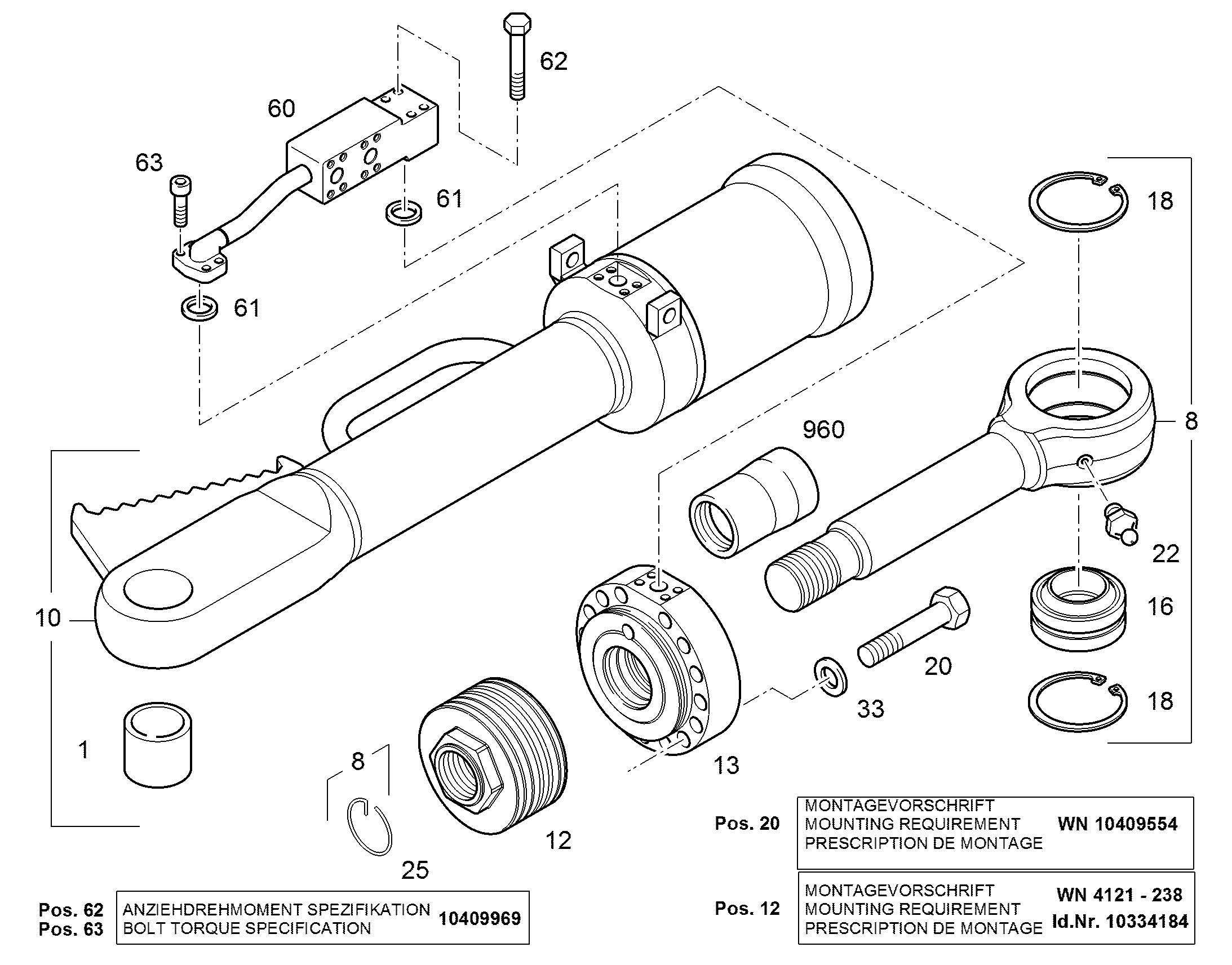 ПОДШИПНИК ШАТУНА 94036033 LIEBHERR