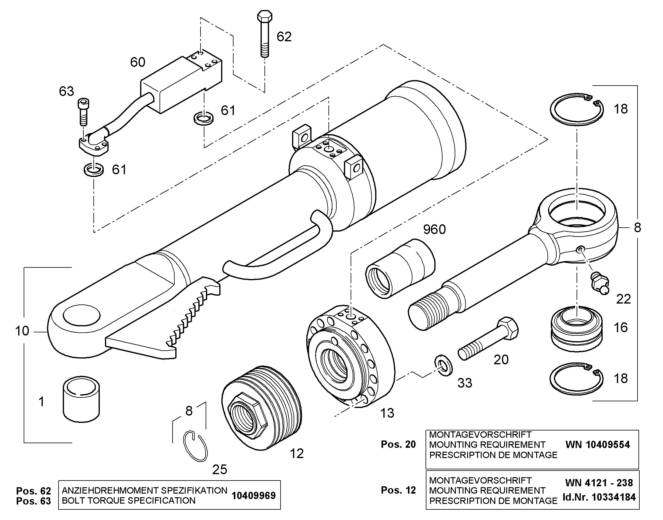 ТРУБОПРОВОД НАПОРНЫЙ 30X4 94038972 LIEBHERR