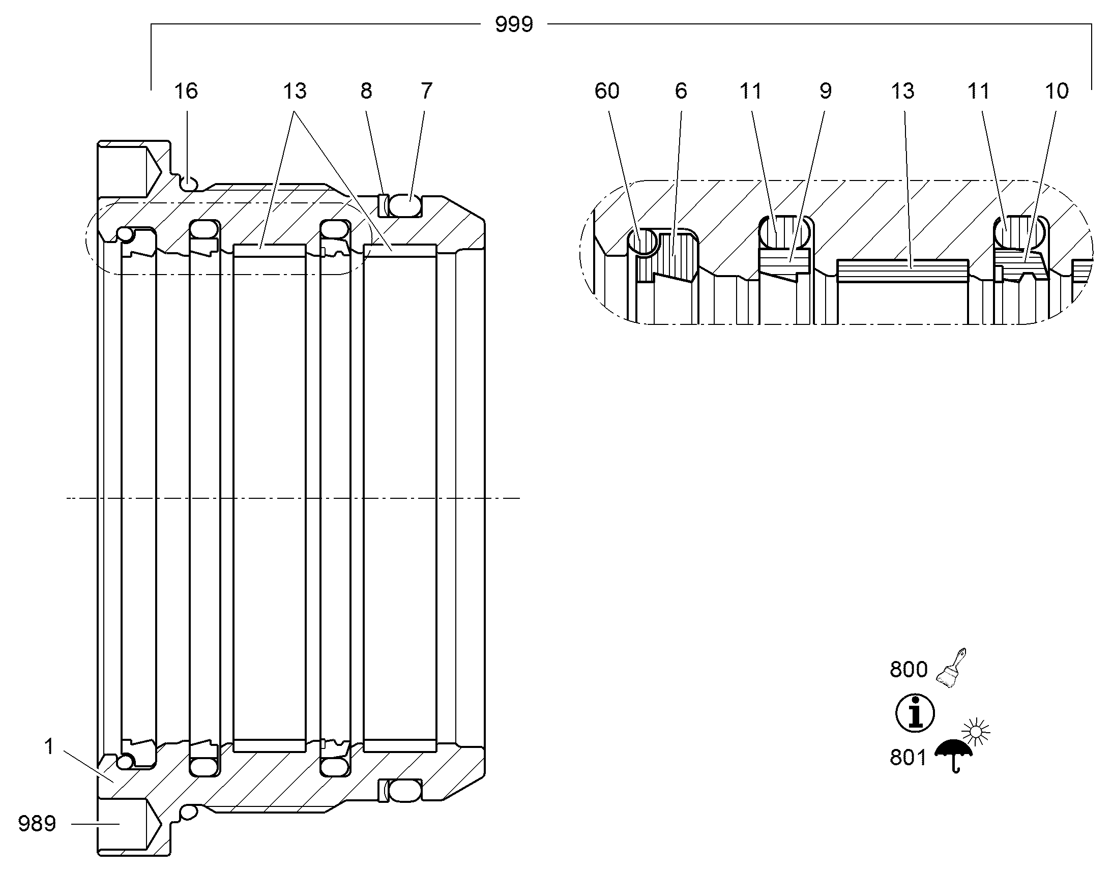 УПЛОТНИТЕЛЬНОЕ КОЛЬЦО ISO 3601-1 123,42X3,53 7380879 LIEBHERR