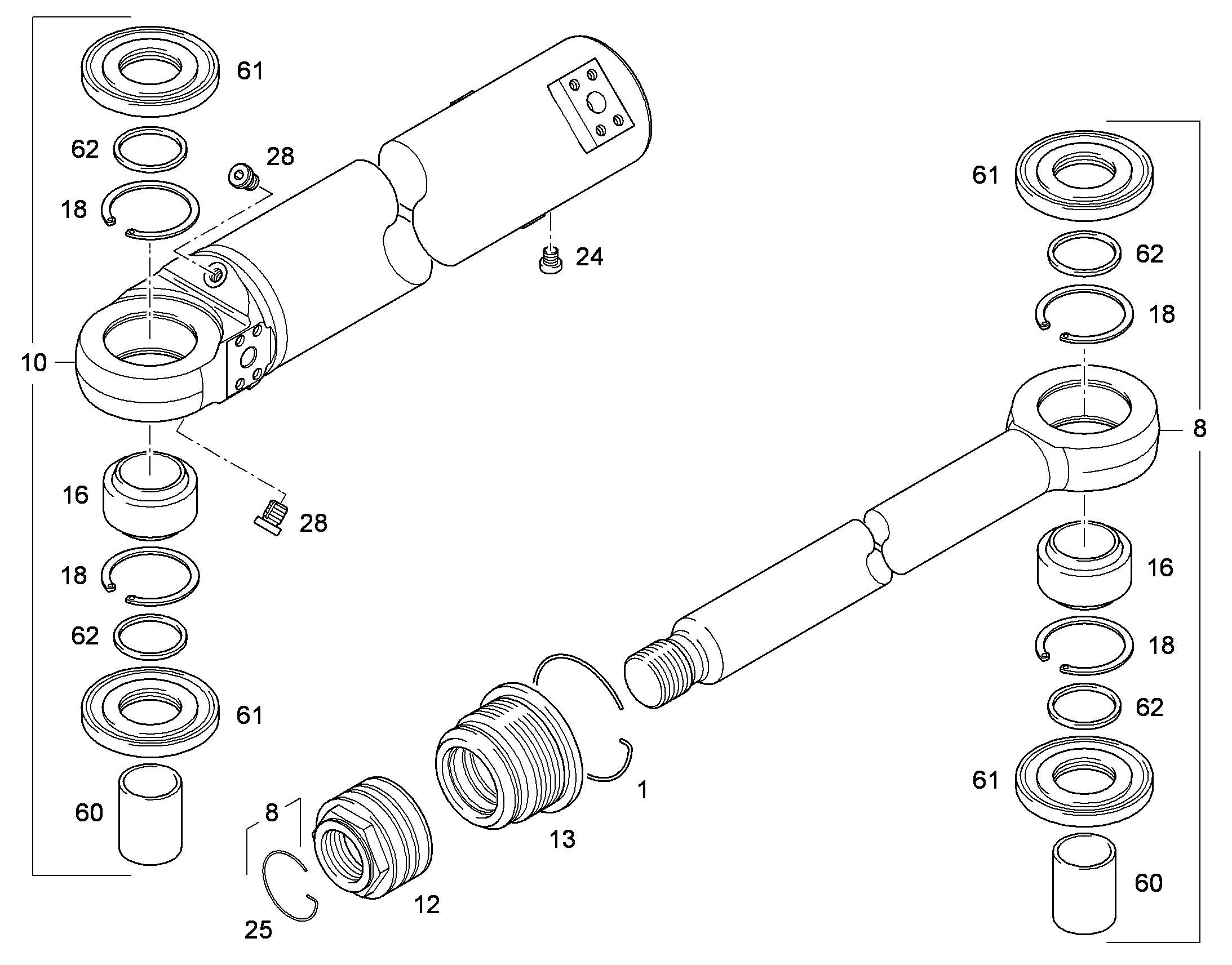ПАЛЬЦЫ УПЛОТНЕНИЯ ПОДШИПНИКА 11826196 LIEBHERR