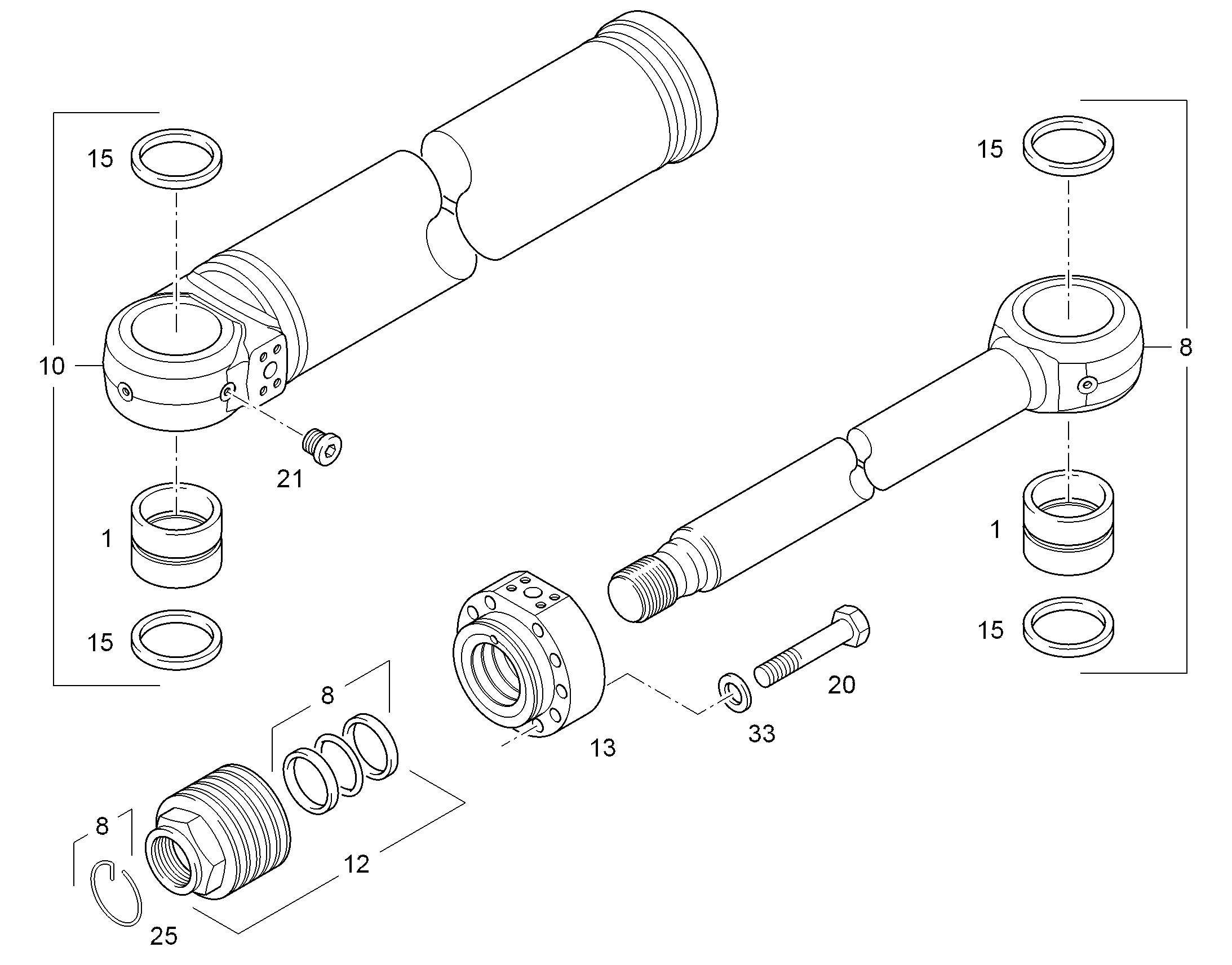 ПОДШИПНИК ШАТУНА 94027001 LIEBHERR