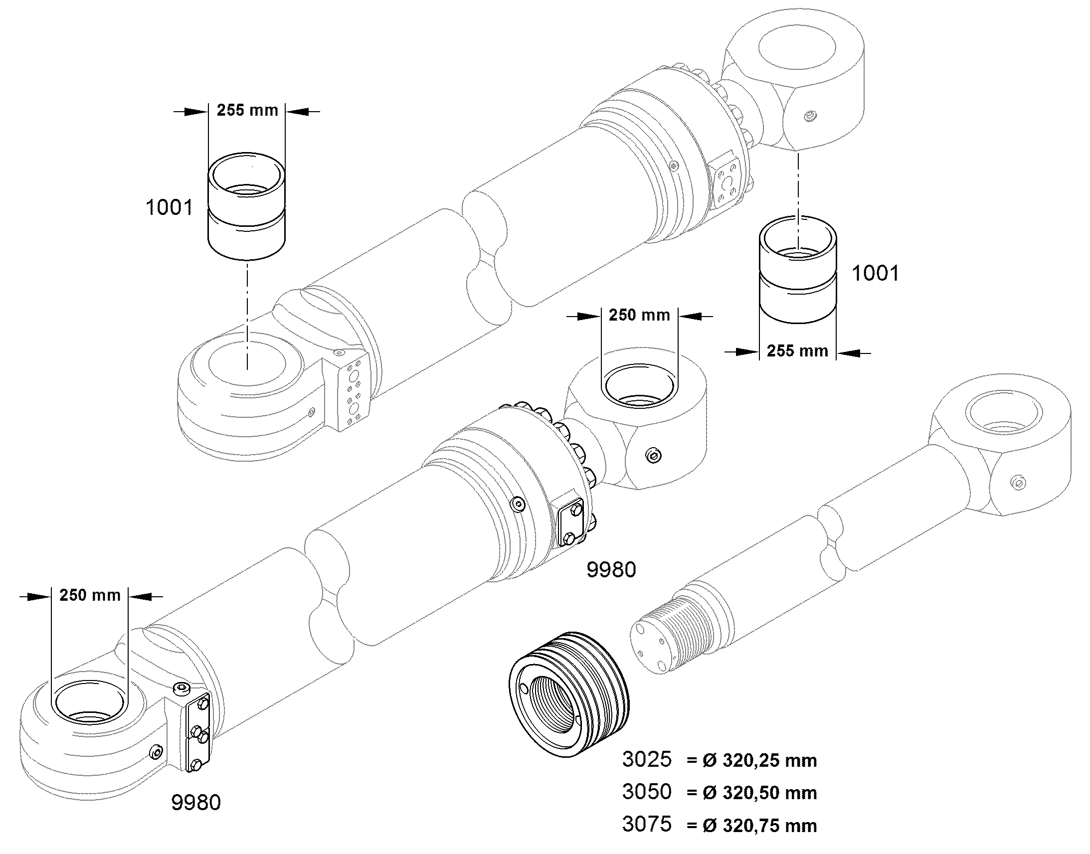 КОМПЛ.ИЗНАШИВАЮЩИХСЯ ДЕТАЛ.ДЛЯ 94025414 LIEBHERR