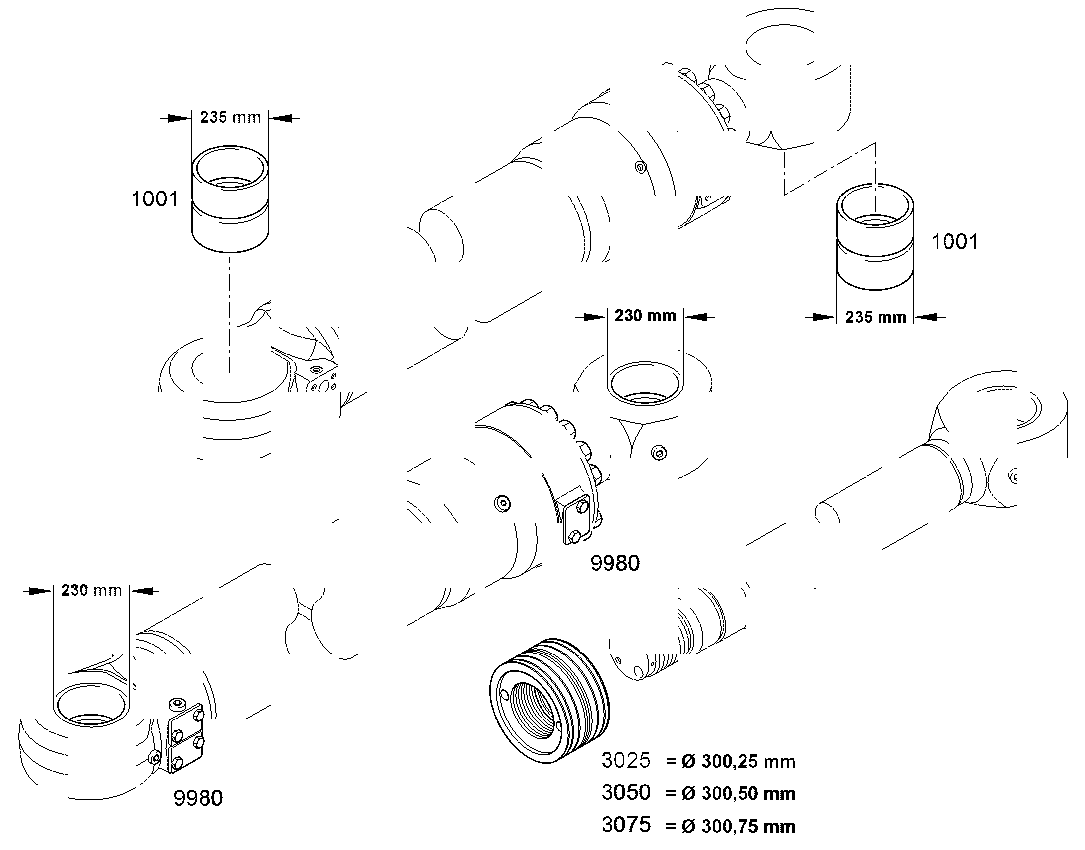 КОМПЛ.ИЗНАШИВАЮЩИХСЯ ДЕТАЛ.ДЛЯ 94025323 LIEBHERR