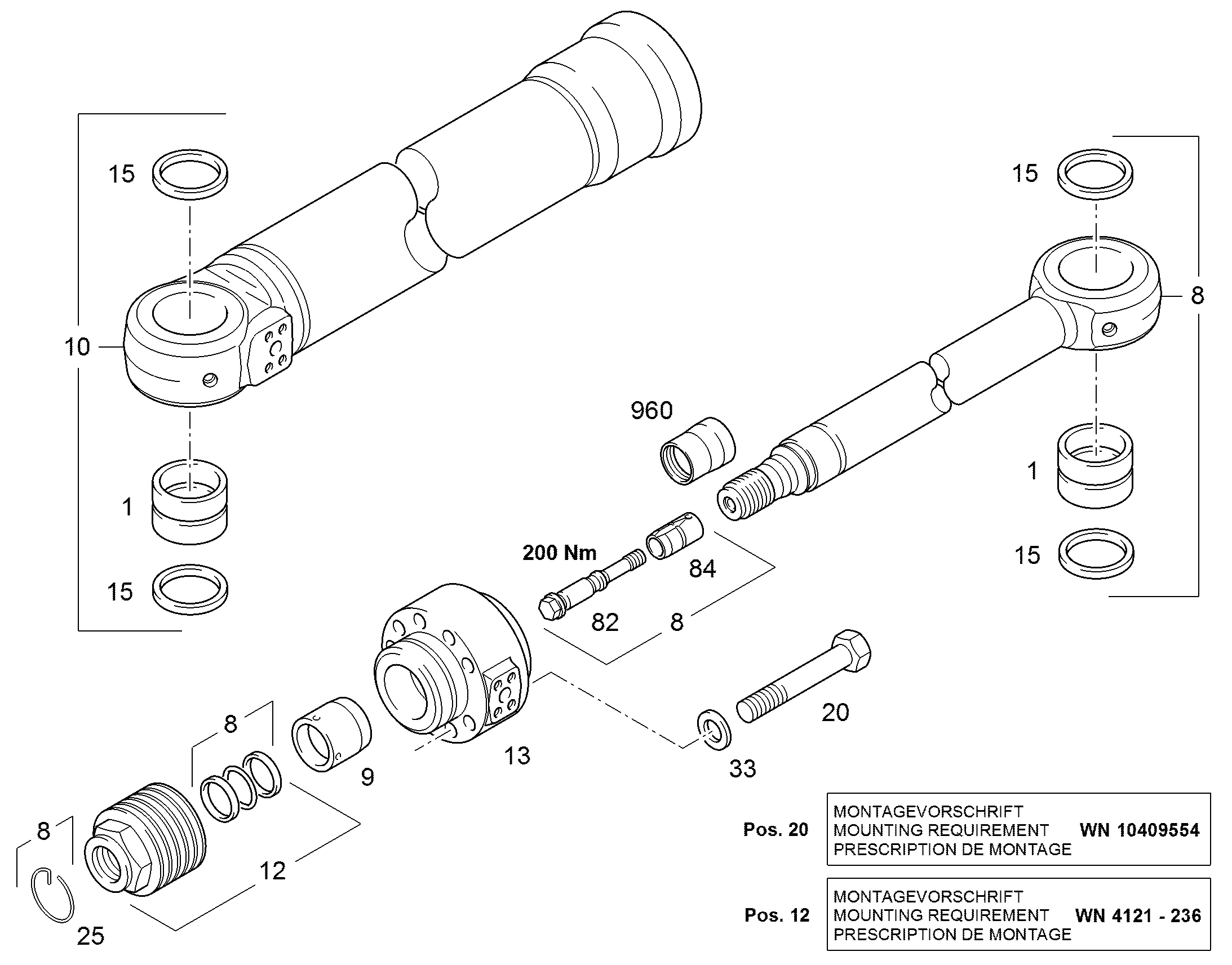 ПОДШИПНИК ШАТУНА 12470075 LIEBHERR