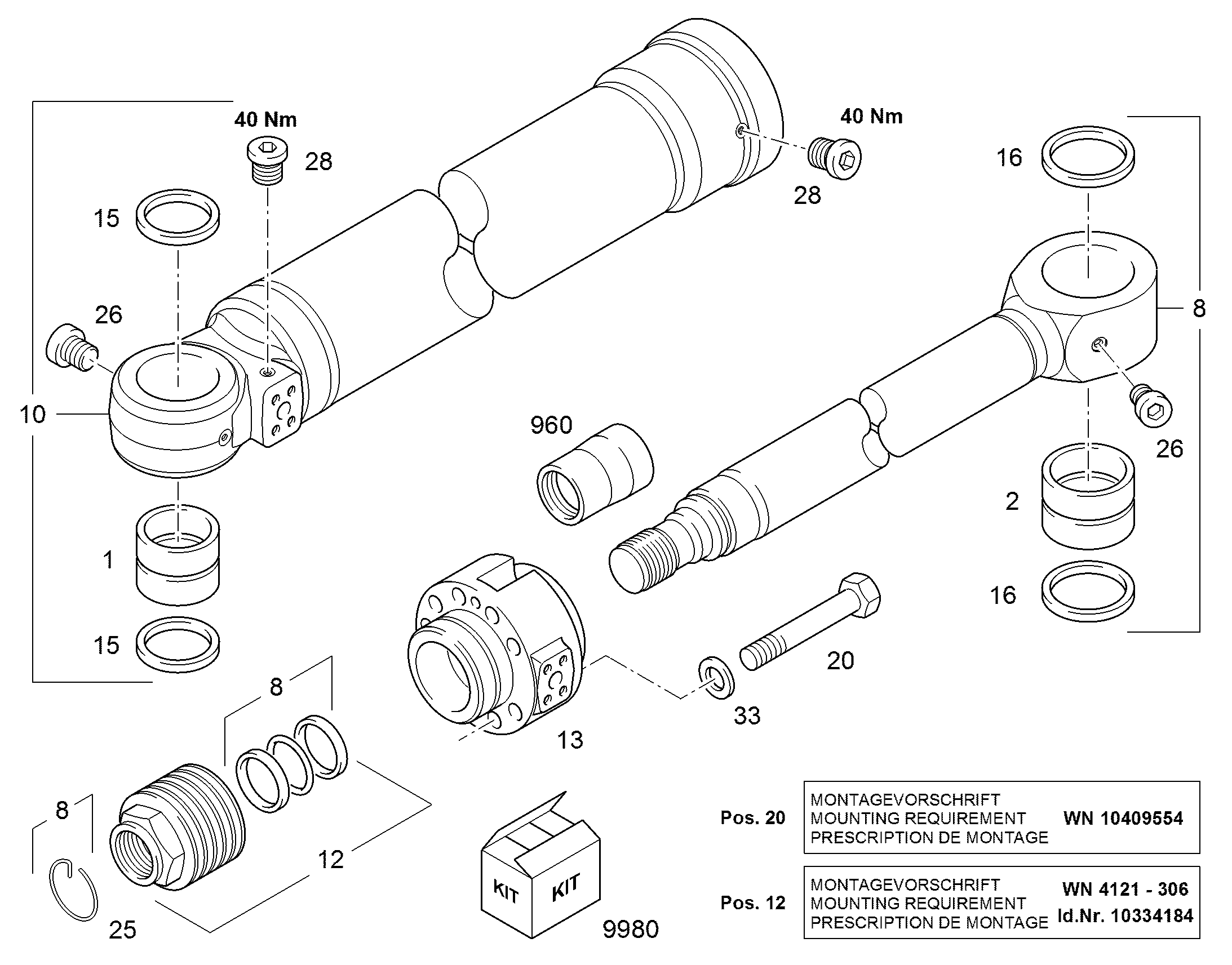 КОЛЬЦО РАДИАЛЬНОЕ УПЛОТНИТ. X160X190X12 12240212 LIEBHERR