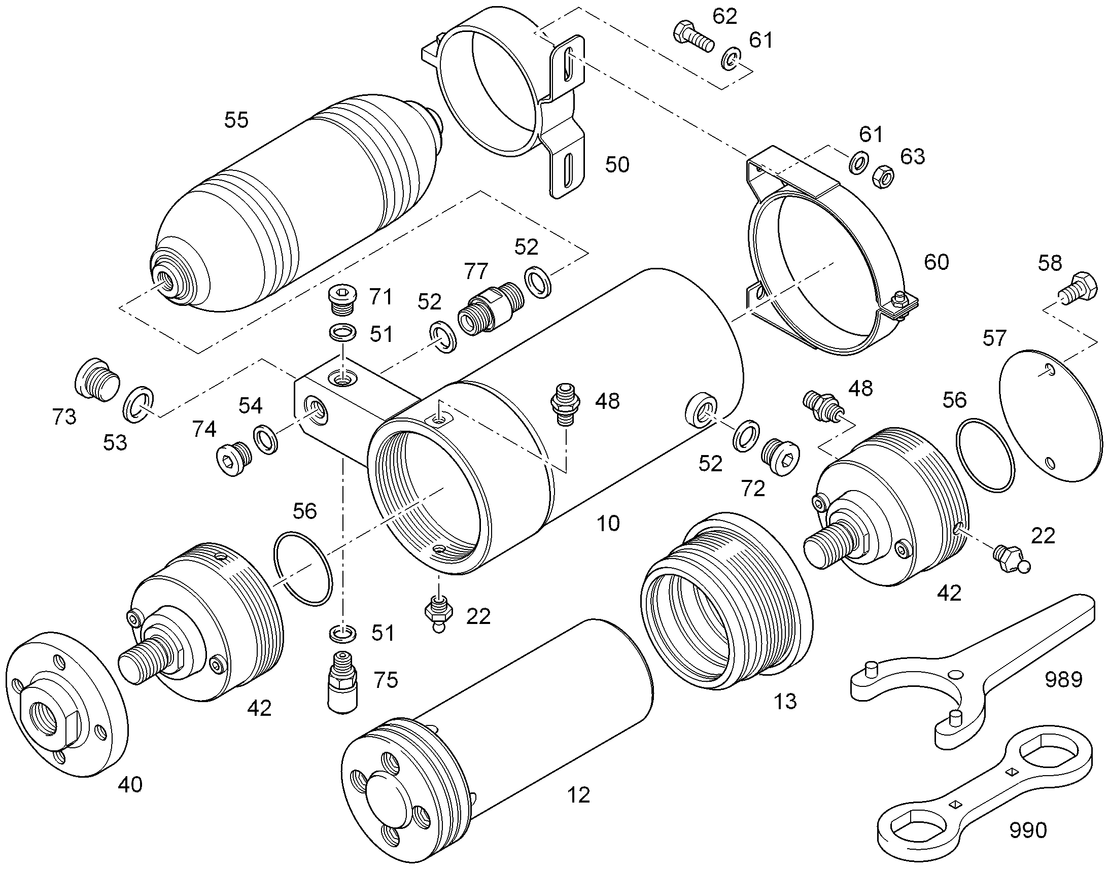 БОЛТ С ШЕСТИГРАННОЙ ГОЛОВКОЙ ISO 4017 M10X12 8.8 A3C 4065165 LIEBHERR