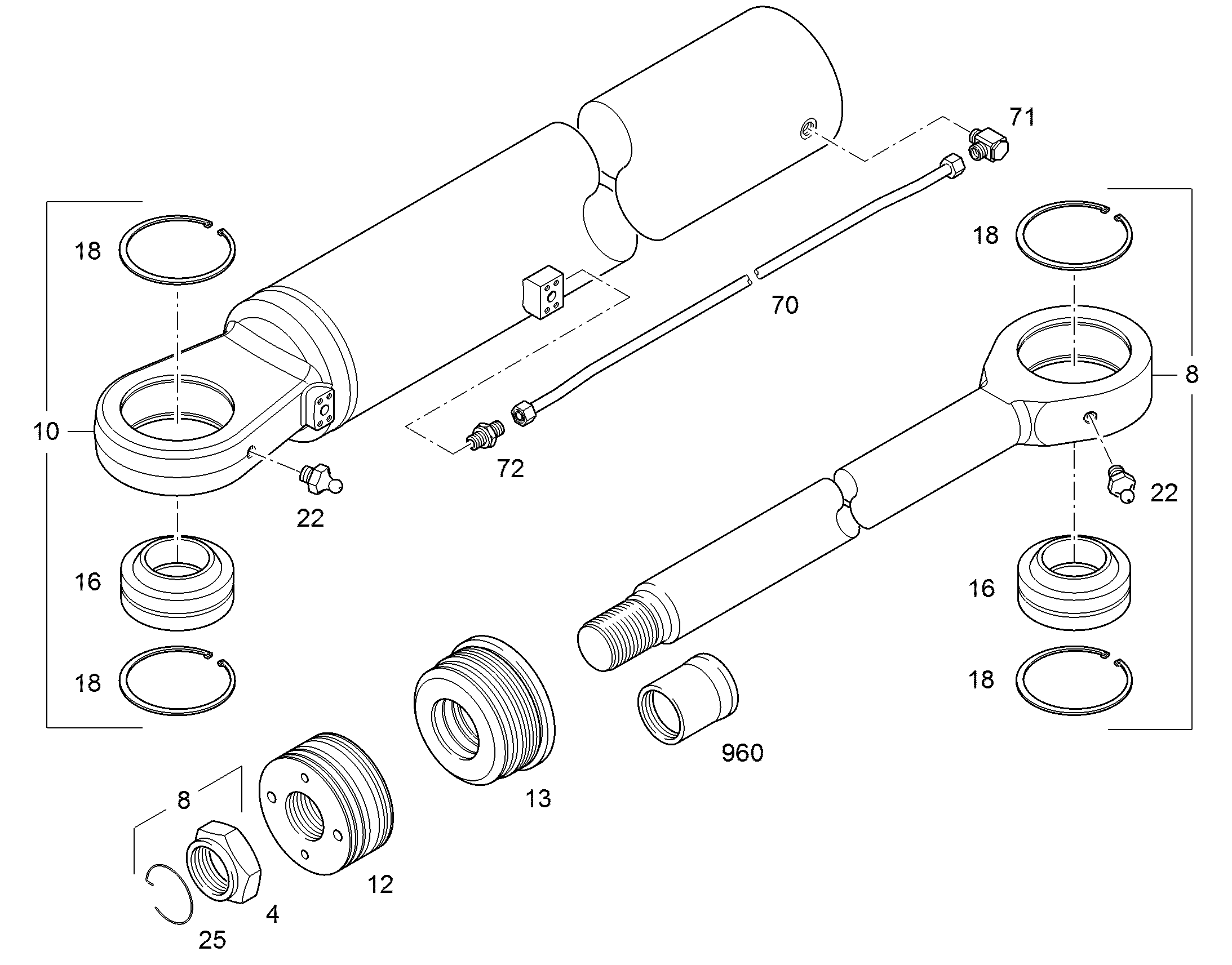 ПОДШИПНИК ШАРНИРА 10428352 LIEBHERR