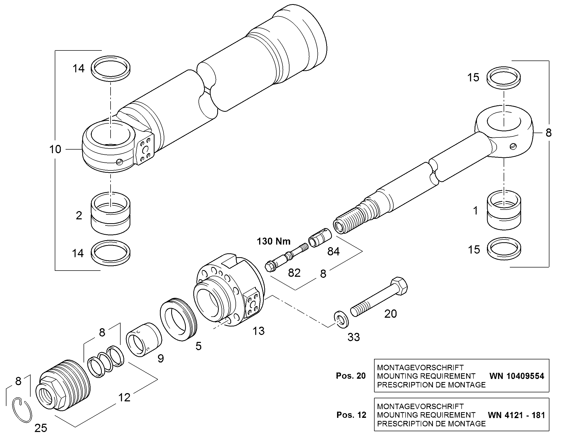 ОГРАНИЧИТЕЛЬ ХОДА 9580631 LIEBHERR