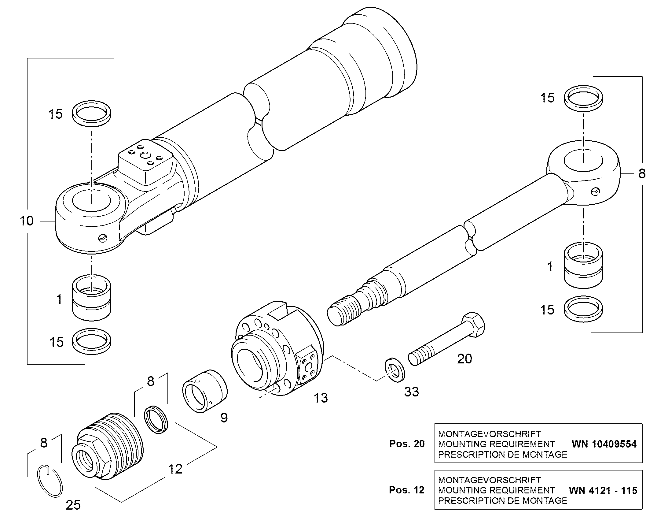 ПОДШИПНИК ШАТУНА 94057633 LIEBHERR