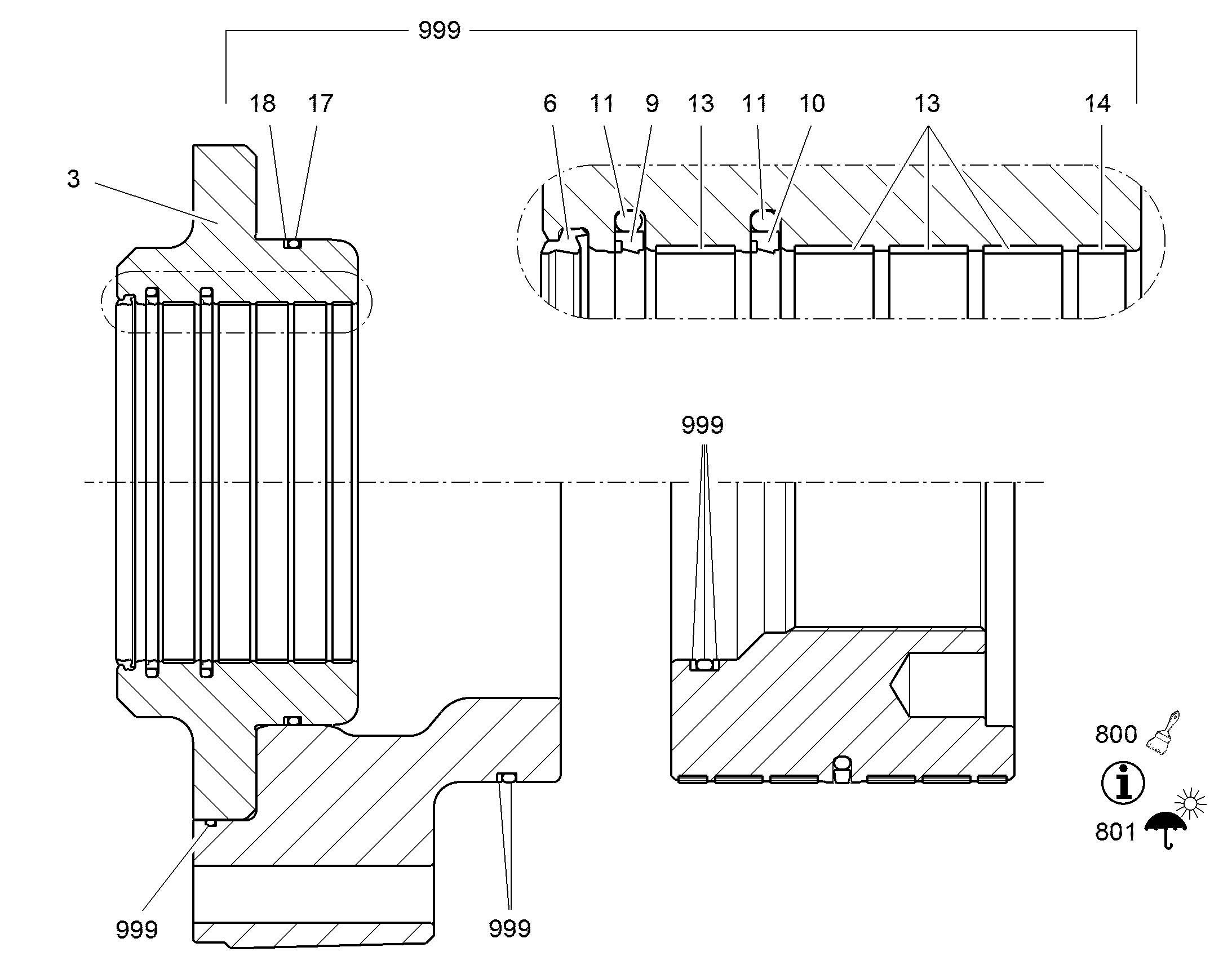 МАСЛОСЪЕМНОЕ КОЛЬЦО 280X296X9,5 10410973 LIEBHERR