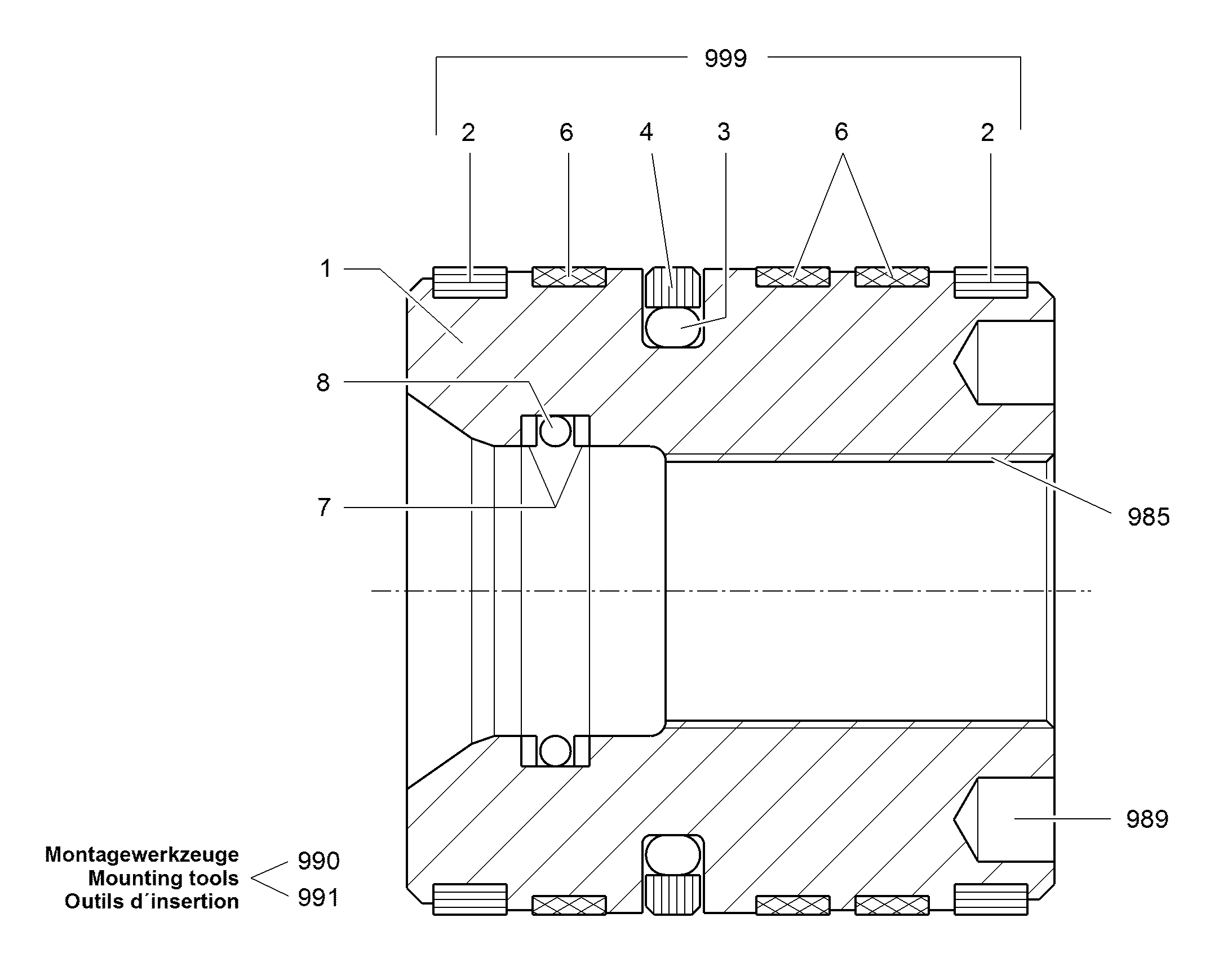 СКОЛЬЗЯЩЕЕ УПЛОТНИТ. КОЛЬЦО 125X104X8,1 7014170 LIEBHERR