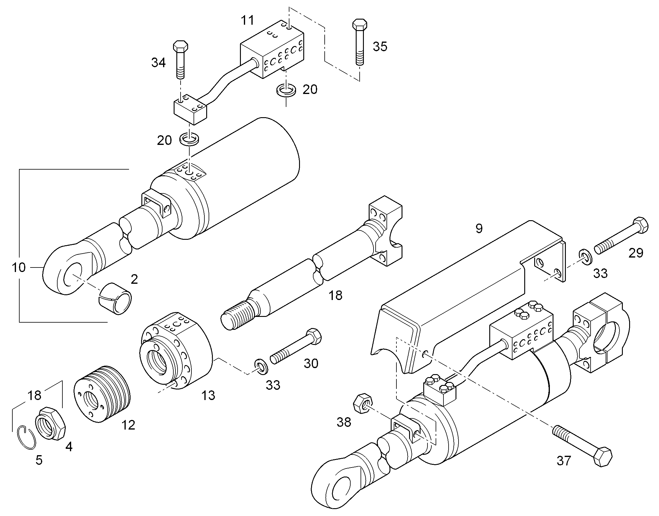 БОЛТ С ШЕСТИГРАННОЙ ГОЛОВКОЙ ISO 4014 M8X70 8.8 480H 11651585 LIEBHERR
