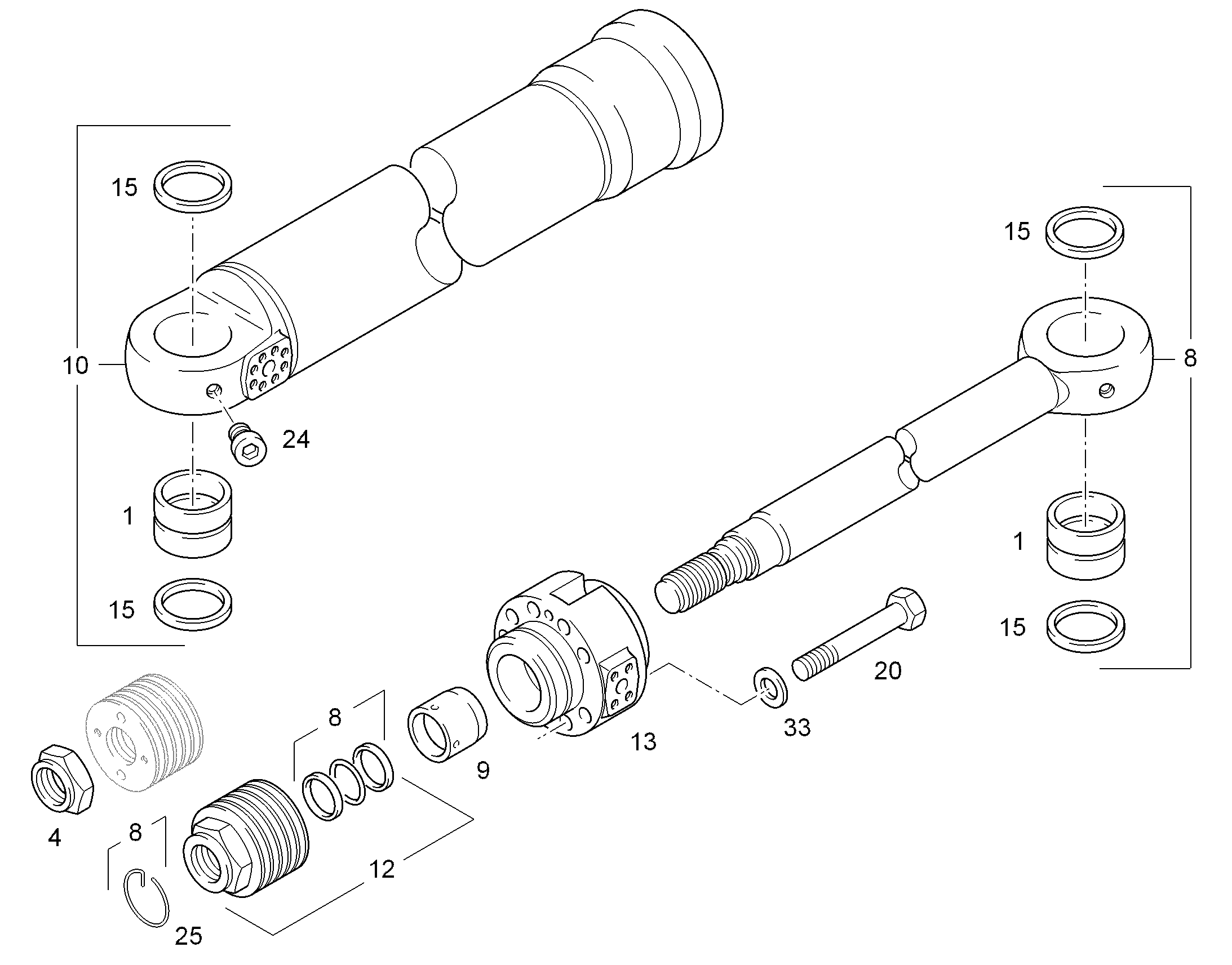 ЦИЛИНДР 9064749 LIEBHERR