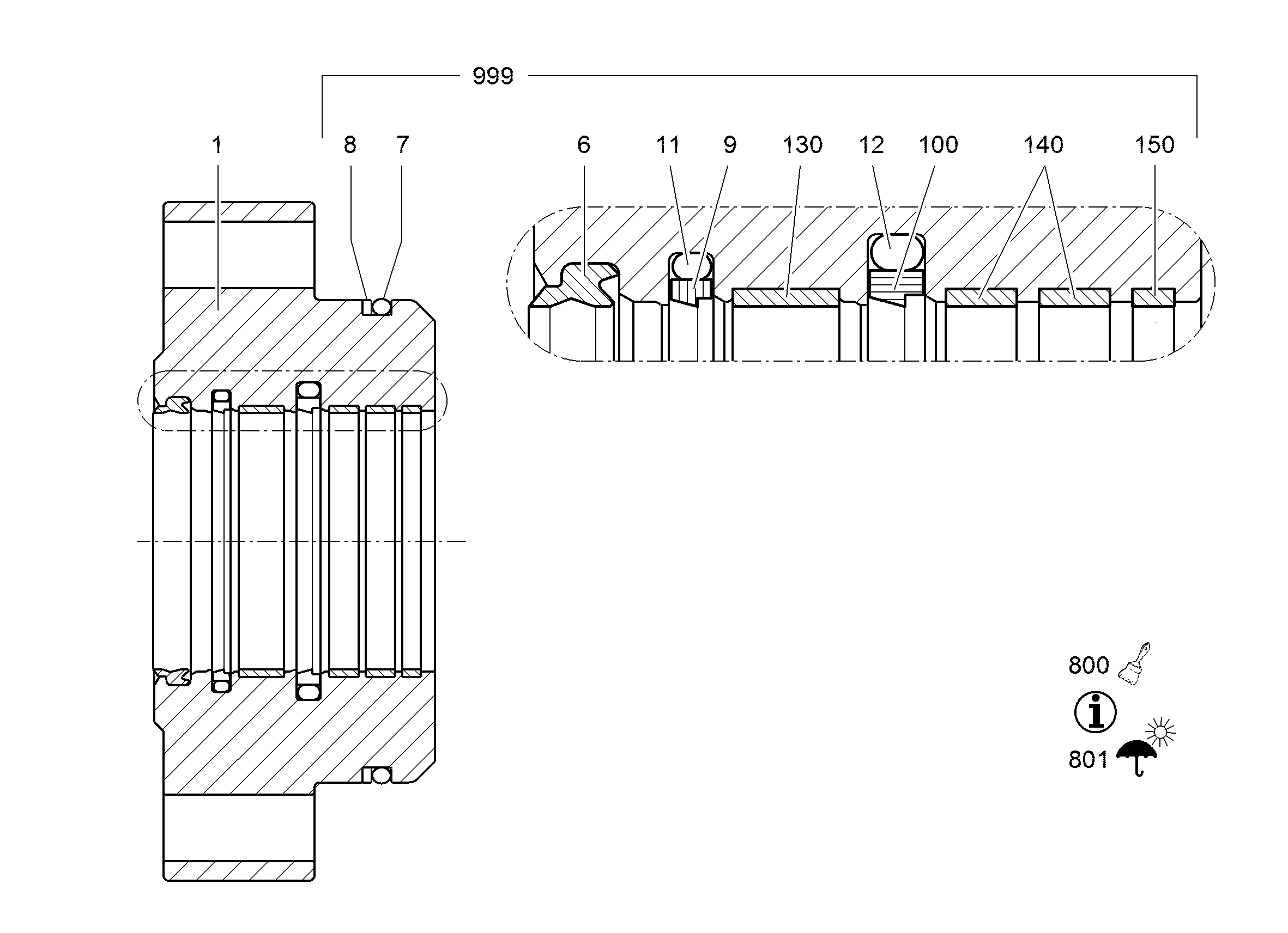 НАПРАВЛЯЮЩЕЕ КОЛЬЦО 85X90X15,00 10030023 LIEBHERR