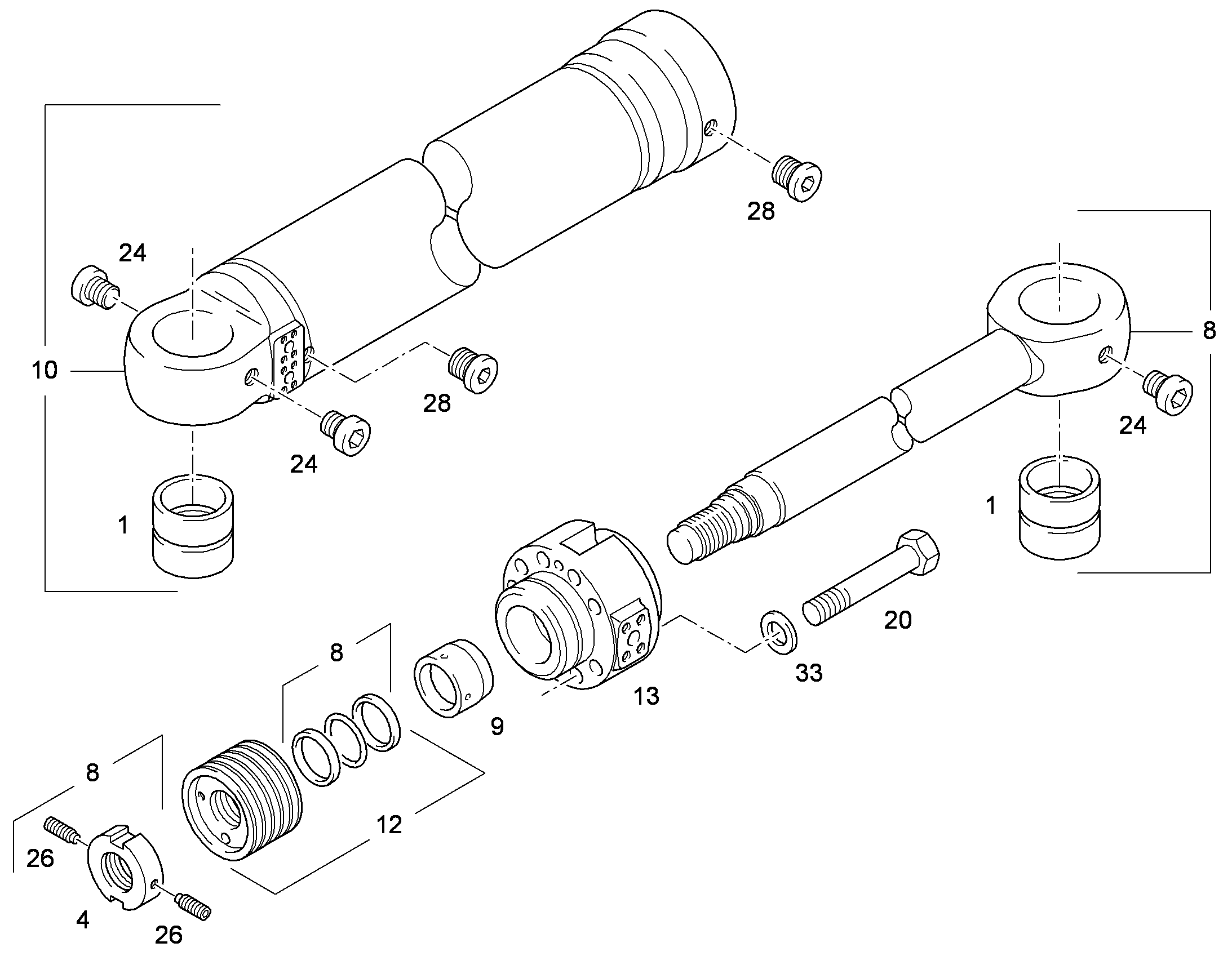 ГАЙКА ПОРШНЯ 9591797 LIEBHERR