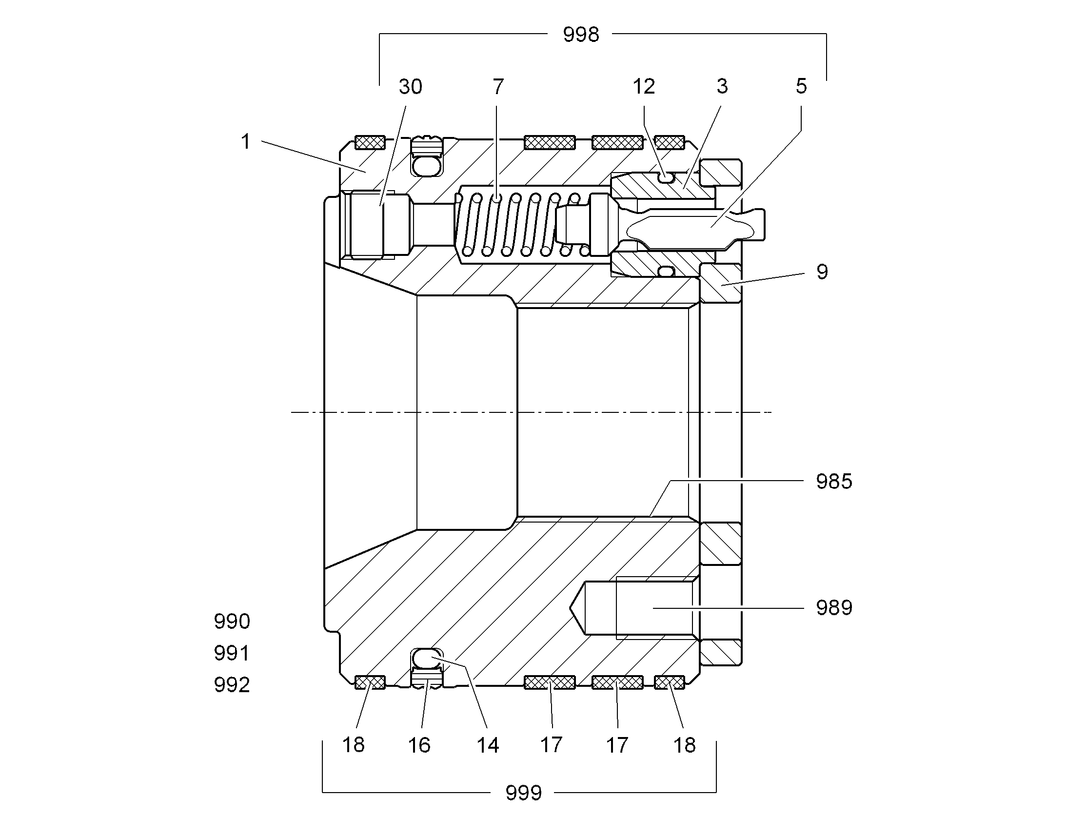 УПЛОТНИТЕЛЬНОЕ КОЛЬЦО ПОРШНЯ 90X74,5X6,3 10297000 LIEBHERR