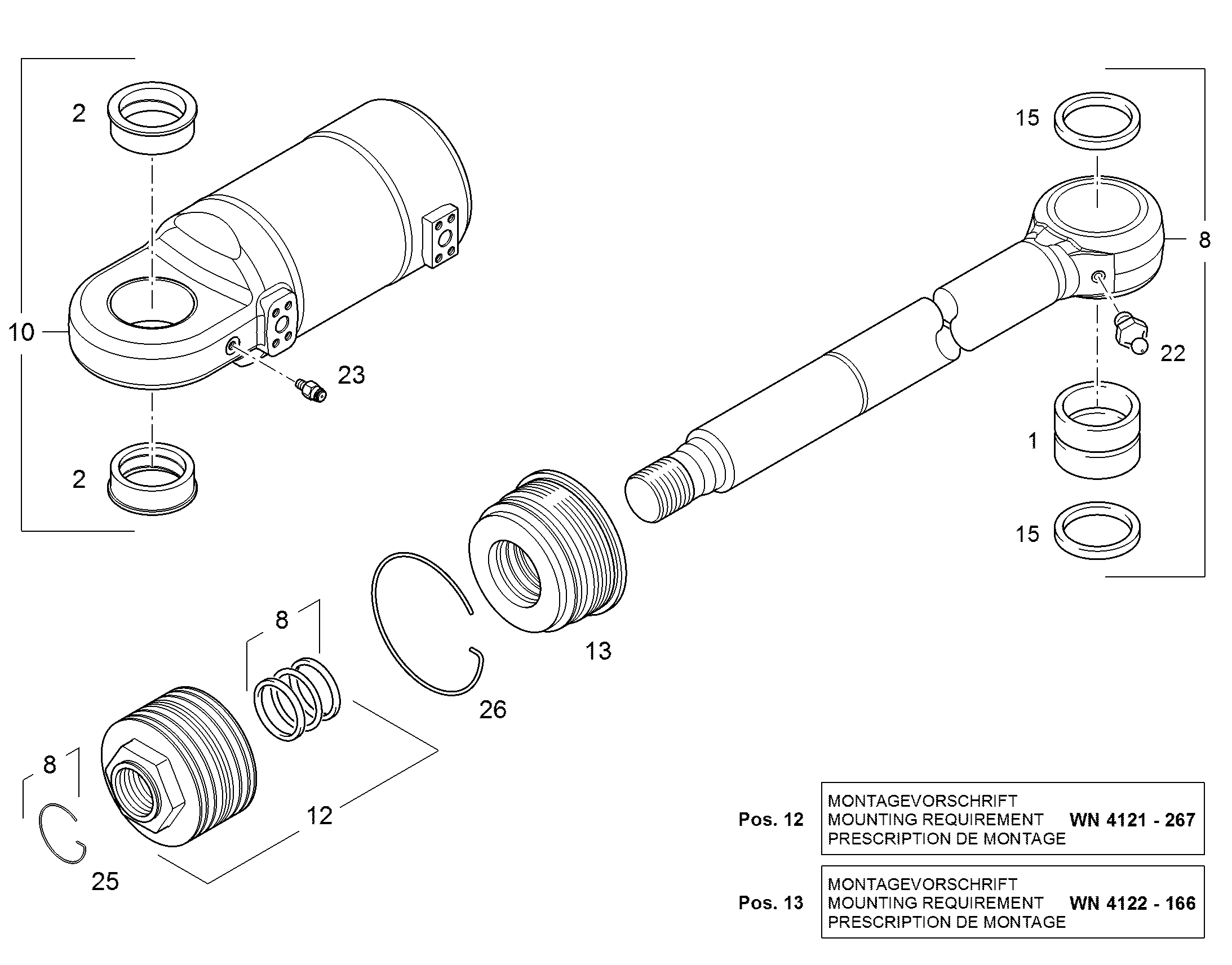 НИППЕЛЬ СМАЗОЧНЫЙ TR/A M16x1,5 11114605 LIEBHERR