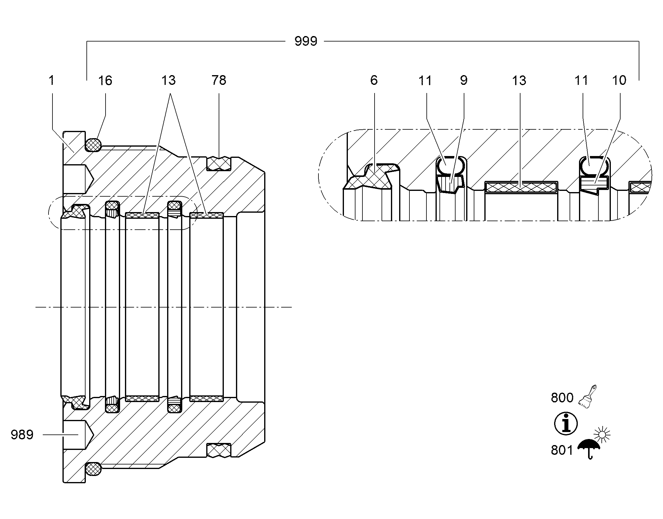 УПЛОТНИТЕЛЬНОЕ КОЛЬЦО 139,29X3,53 7364569 LIEBHERR