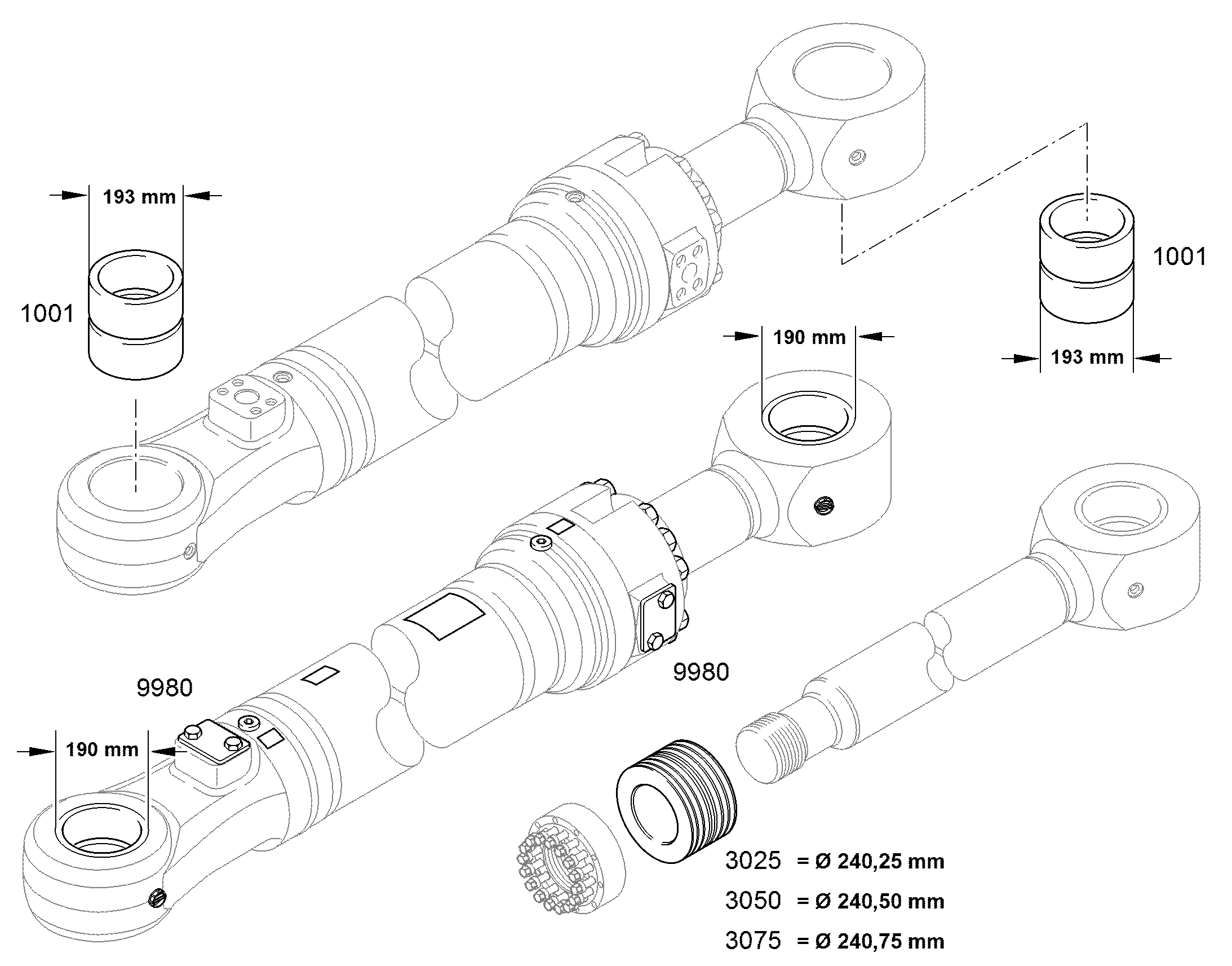 КОМПЛ.ИЗНАШИВАЮЩИХСЯ ДЕТАЛ.ДЛЯ 94082678 LIEBHERR