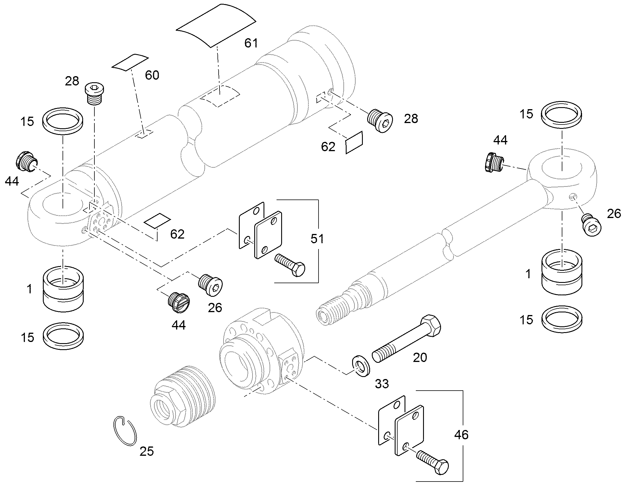 ФЛАНЕЦ ГЛУХОЙ 9625221 LIEBHERR