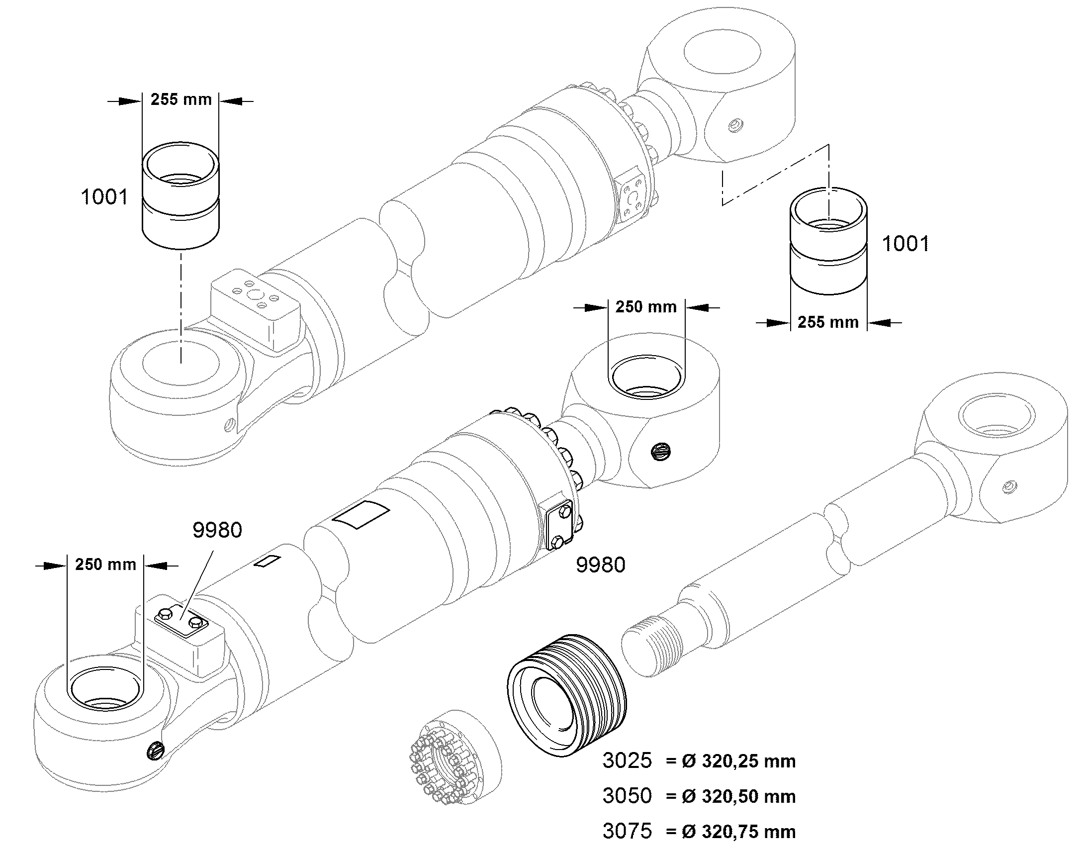 КОМПЛ.ИЗНАШИВАЮЩИХСЯ ДЕТАЛ.ДЛЯ 94082287 LIEBHERR