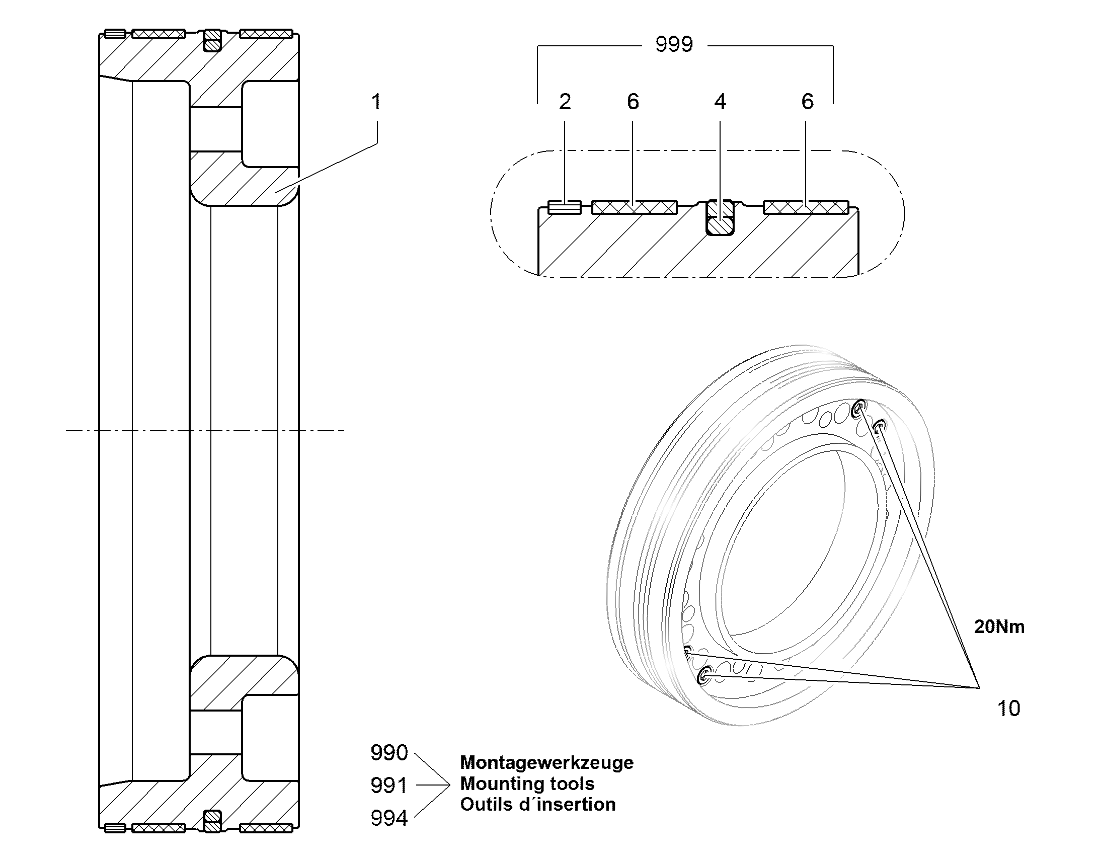 ЗАГЛУШКА РЕЗЬБОВАЯ 11682181 LIEBHERR