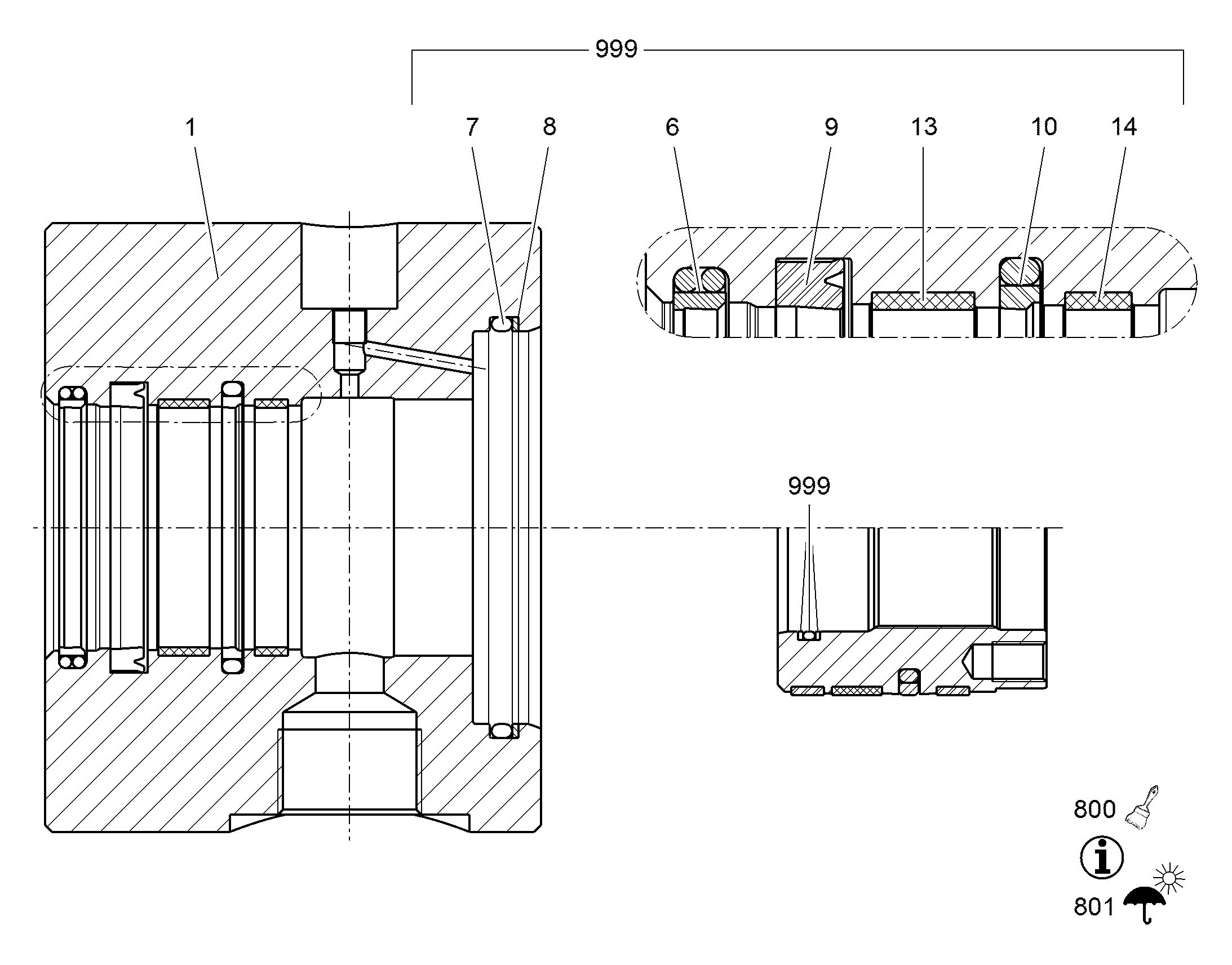 МАСЛОСЪЕМНОЕ КОЛЬЦО 70X82,2X8,1 11836767 LIEBHERR